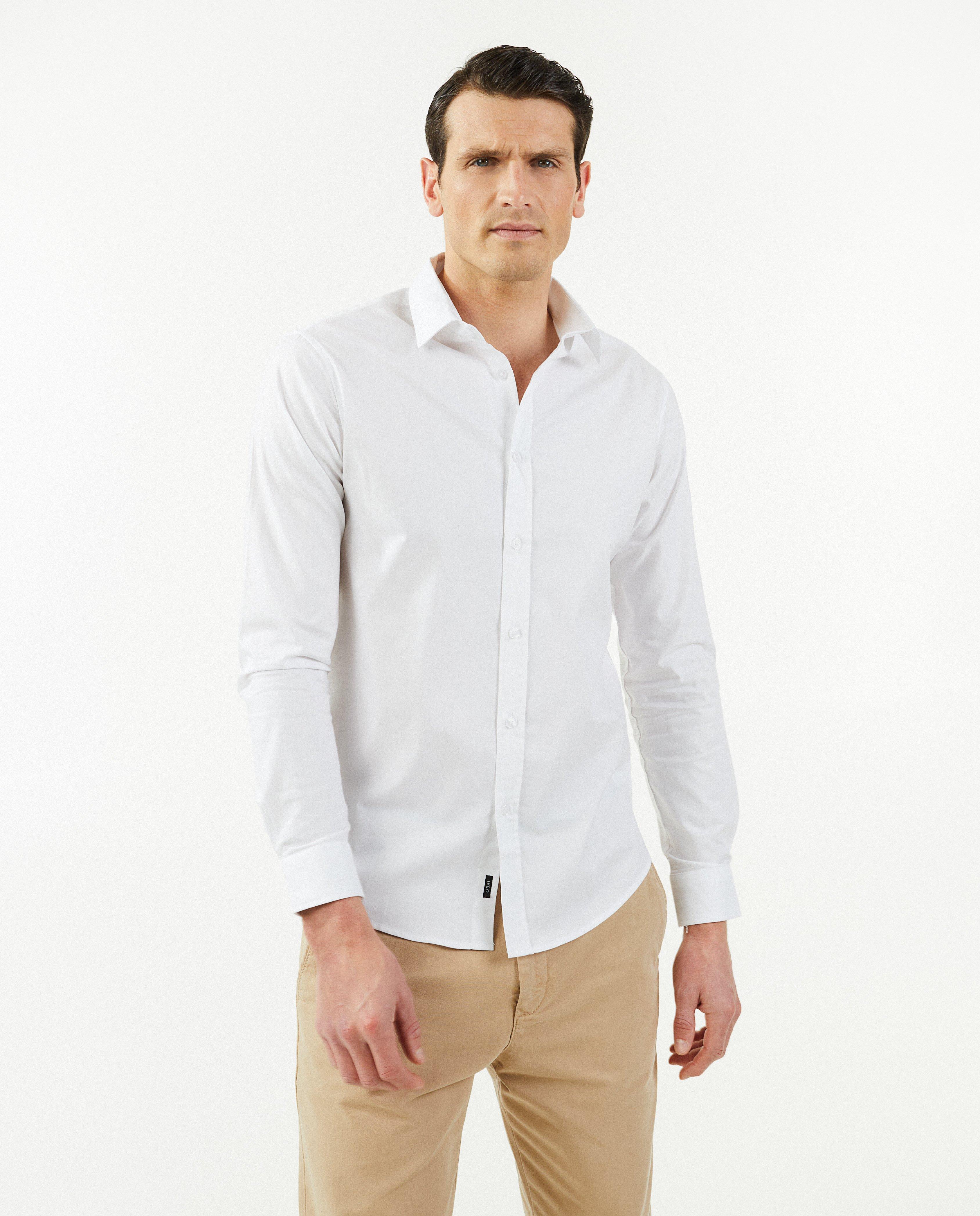 Hemden - Wit hemd, slim fit