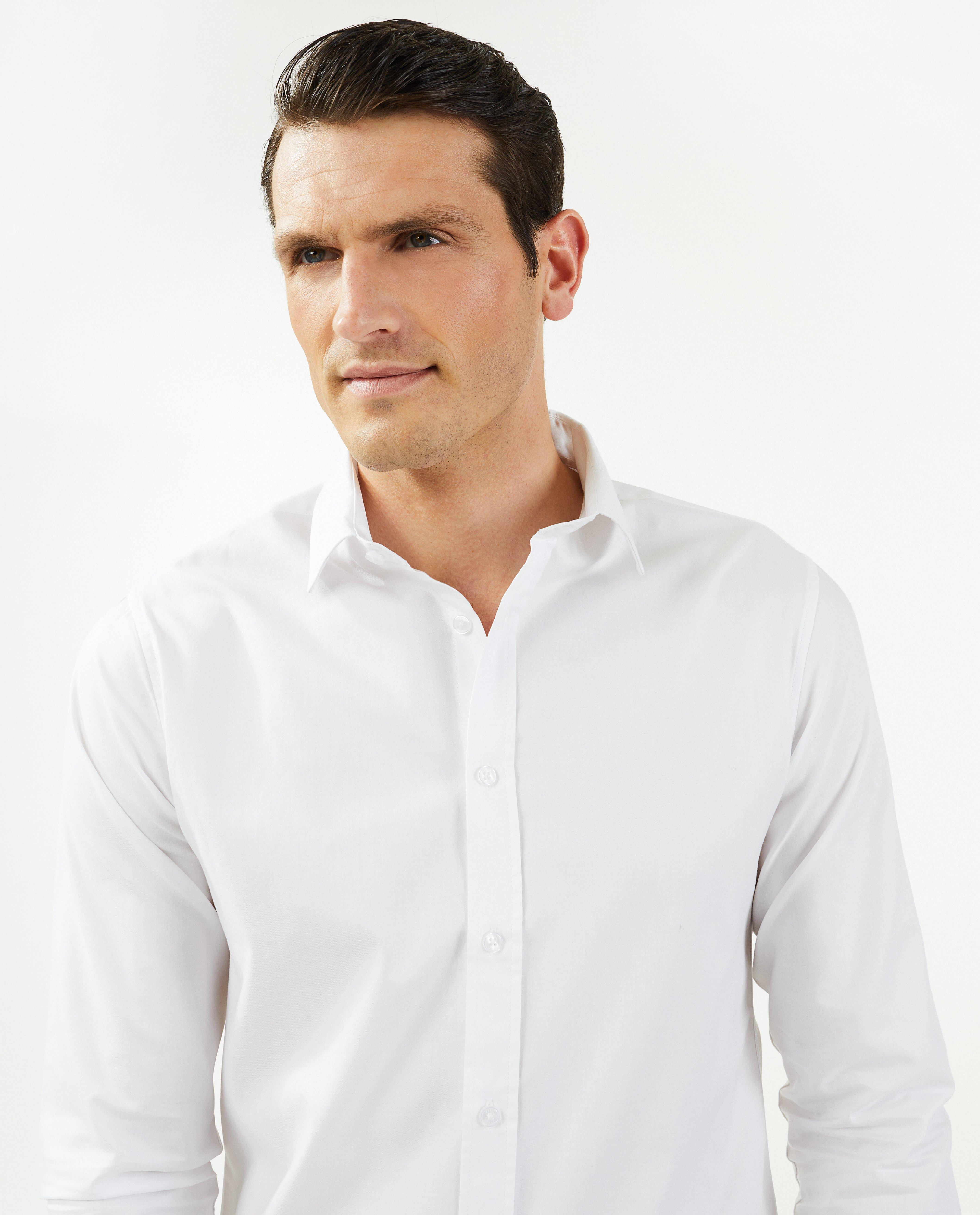 Hemden - Wit hemd, slim fit
