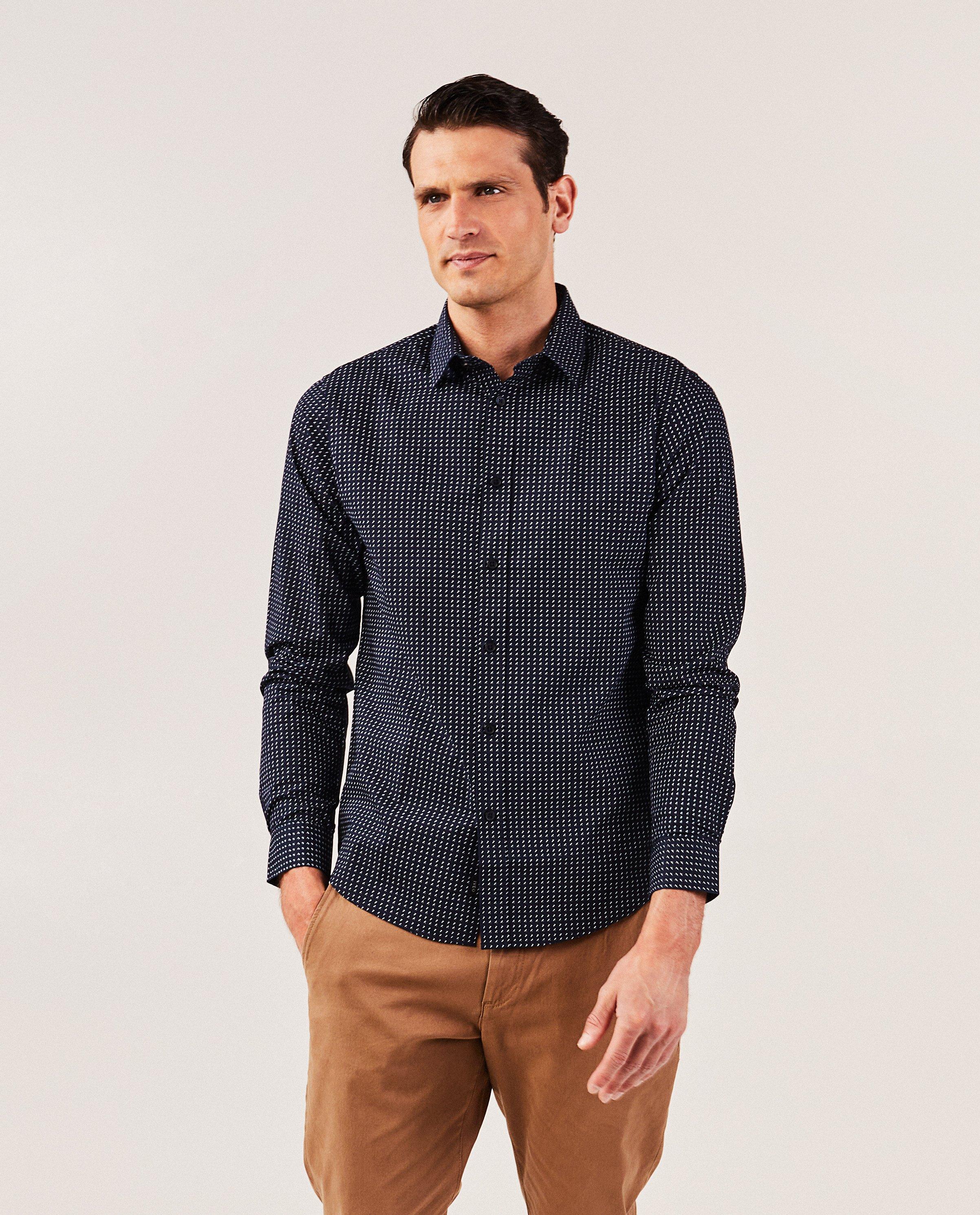 Chemises - Chemise à micro-imprimé, slim fit