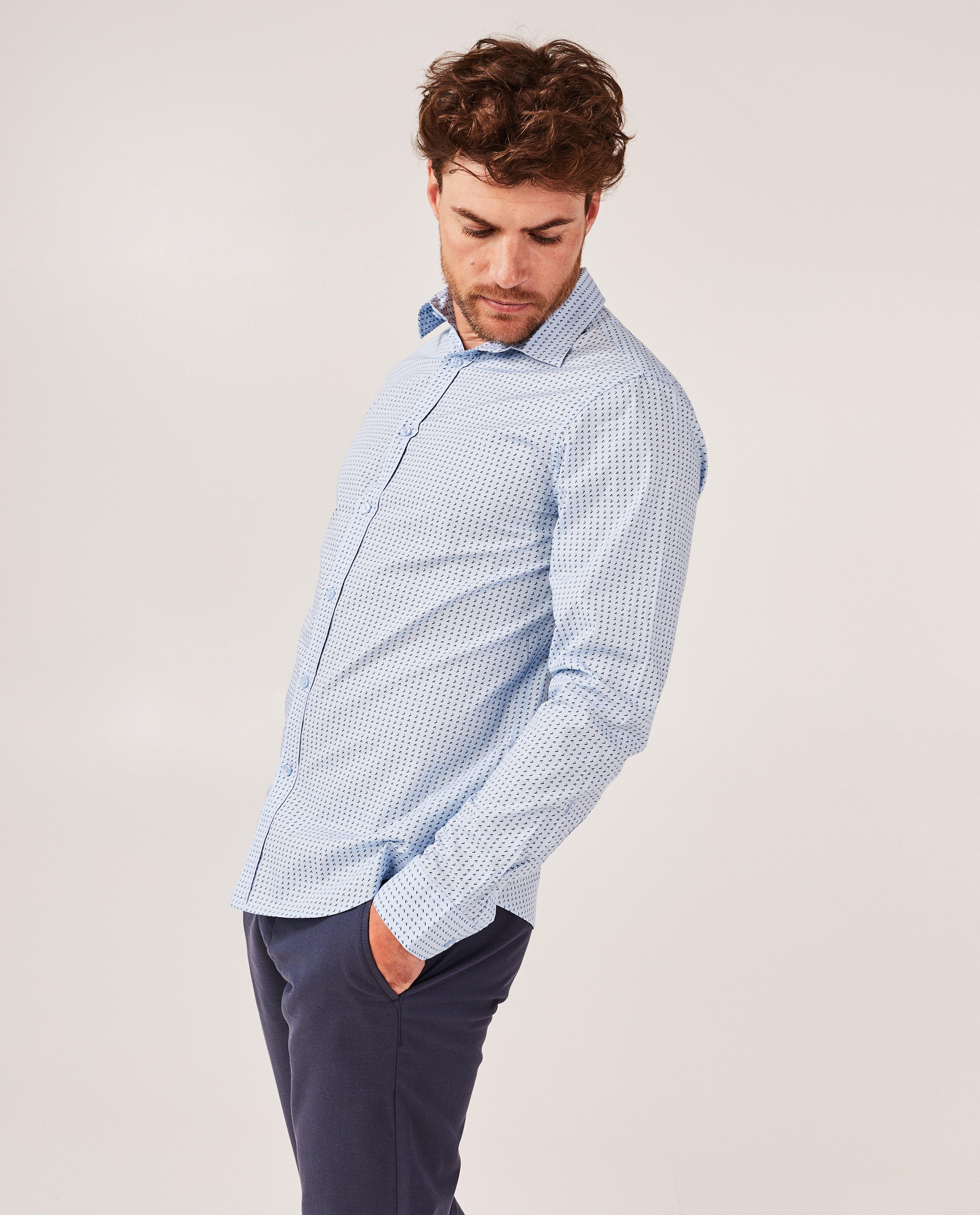 Chemises - Chemise à micro-imprimé, slim fit