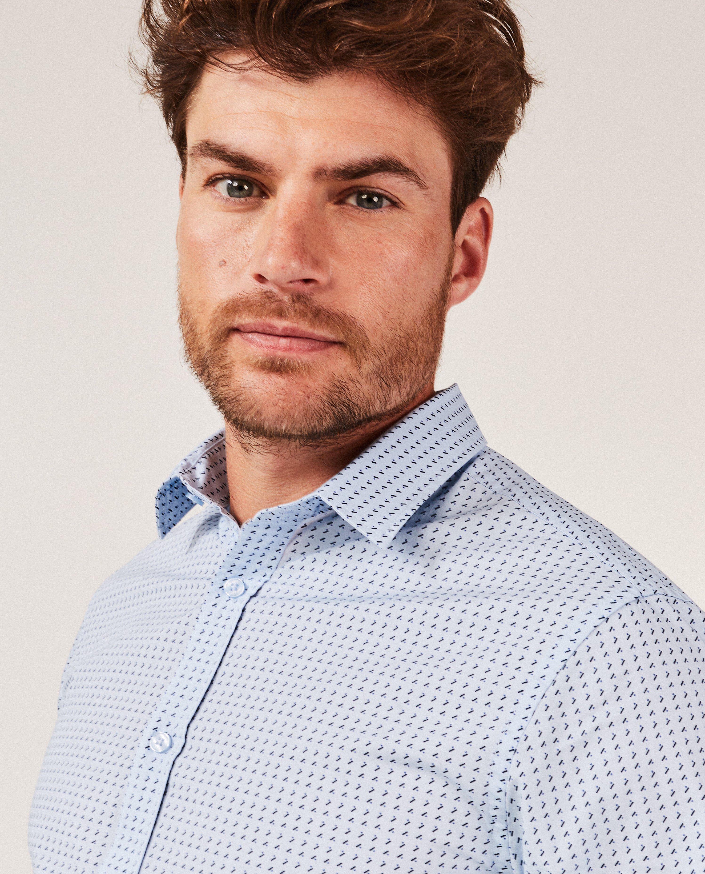 Chemises - Chemise à micro-imprimé, slim fit
