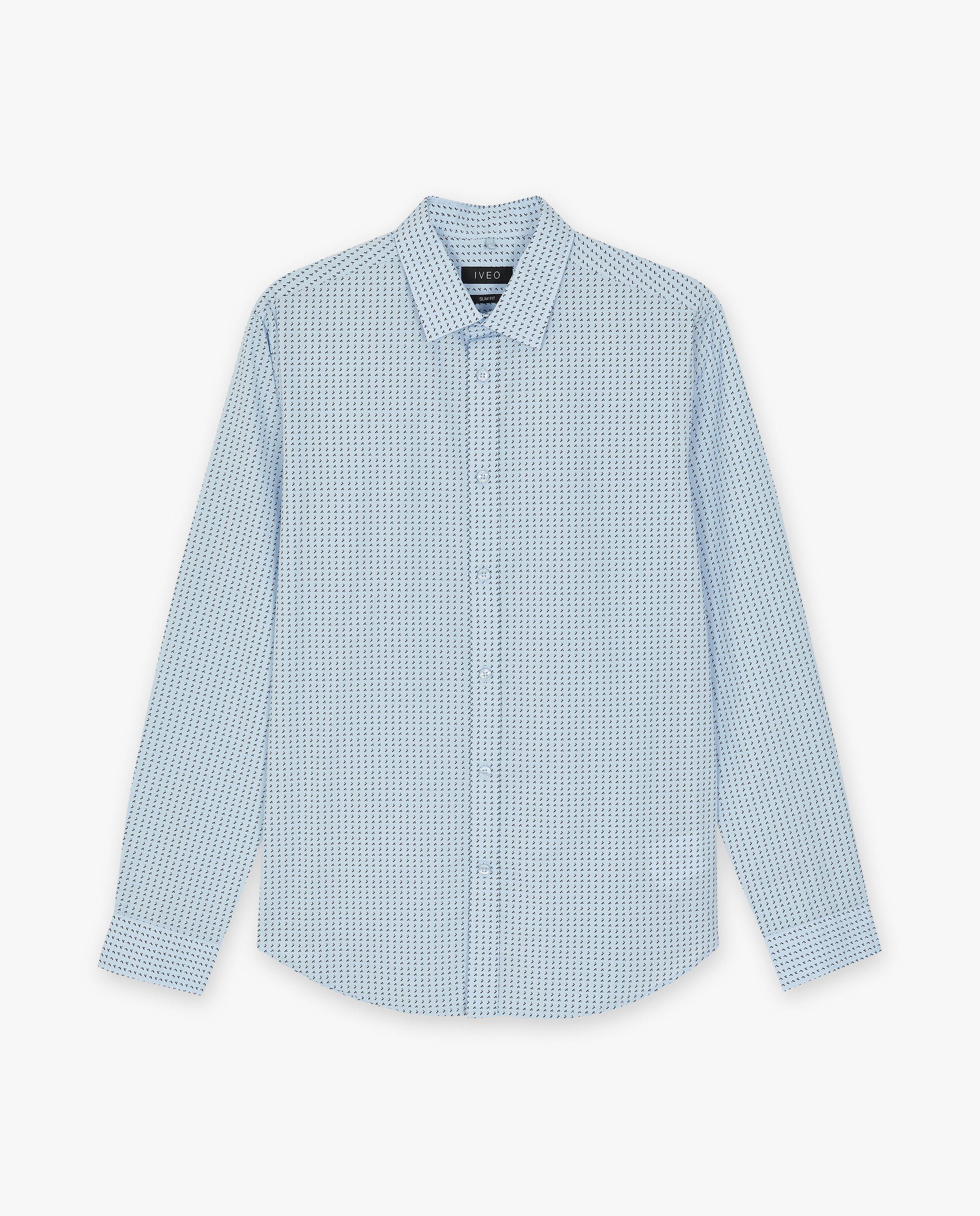 Chemises - Chemise à micro-imprimé, slim fit