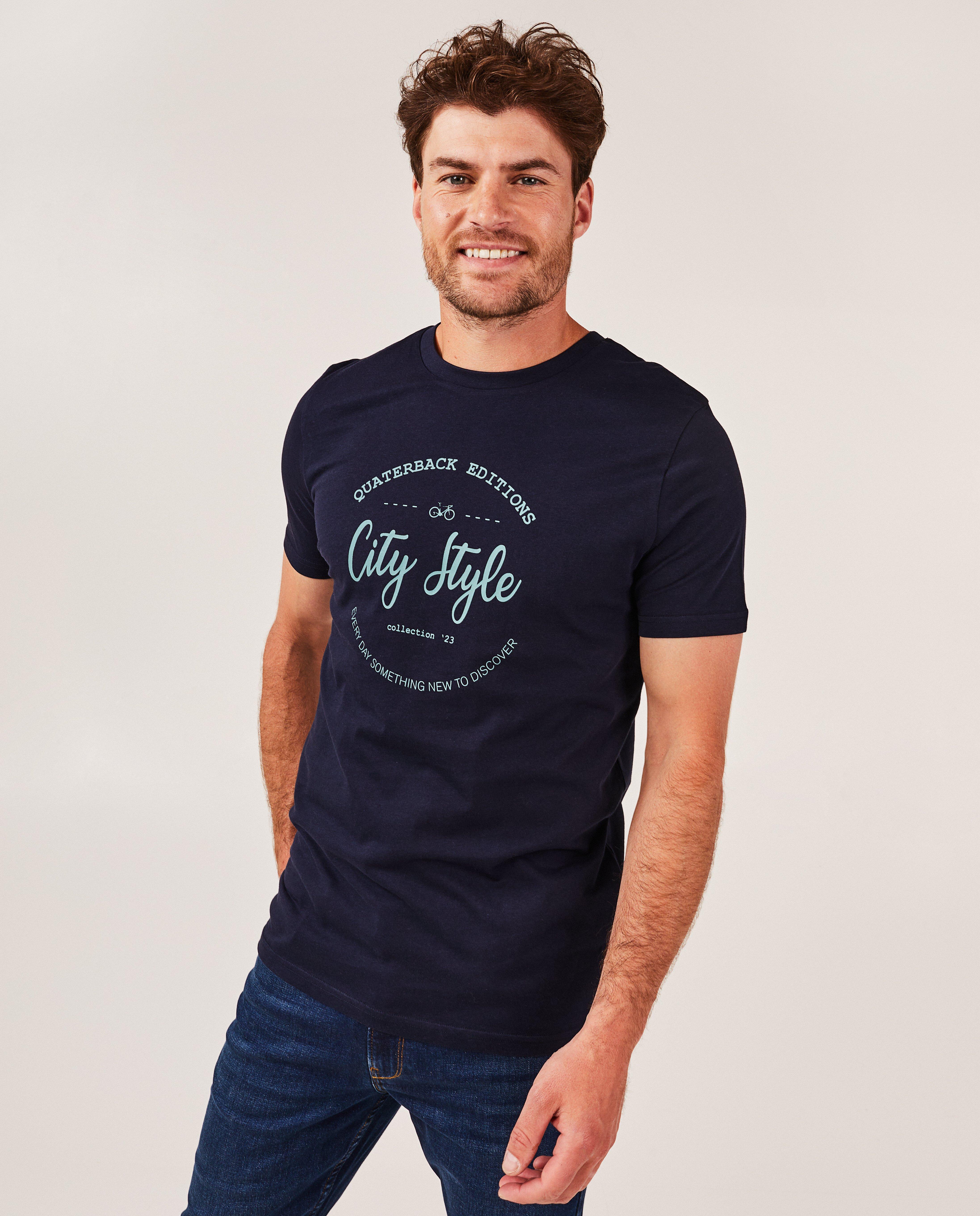 T-shirts - T-shirt met opschrift