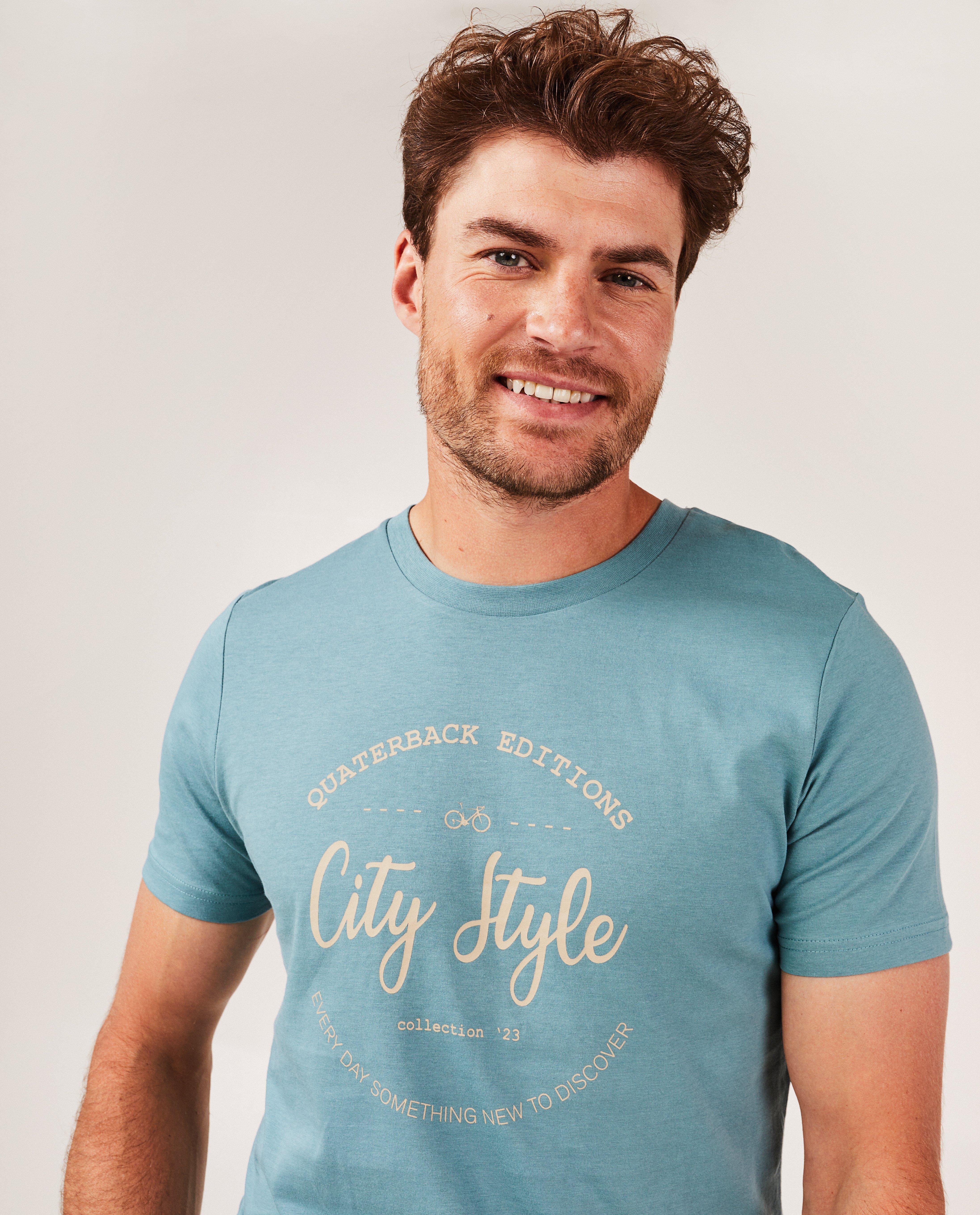 T-shirts - T-shirt met opschrift