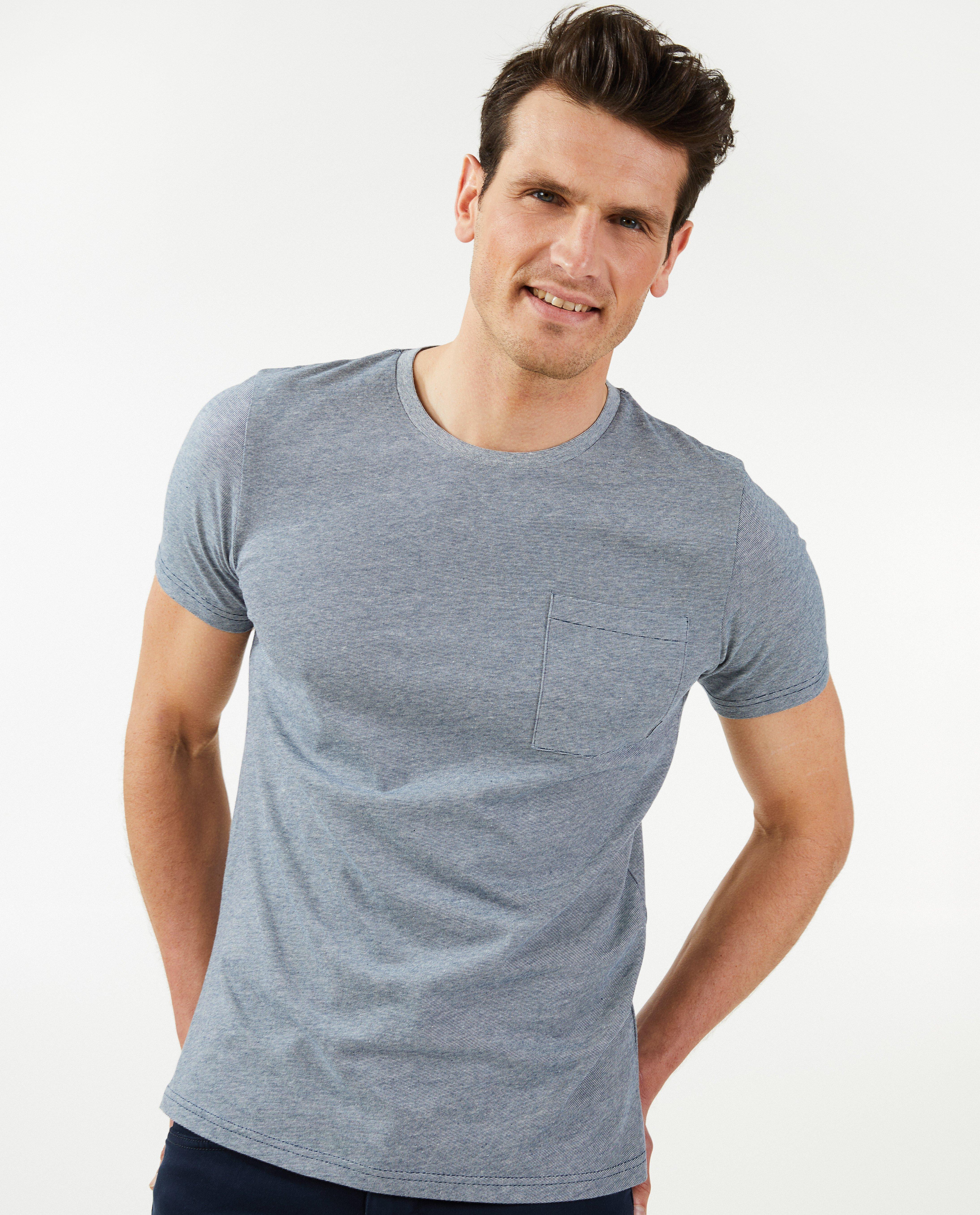 T-shirts - T-shirt à rayures, slim fit