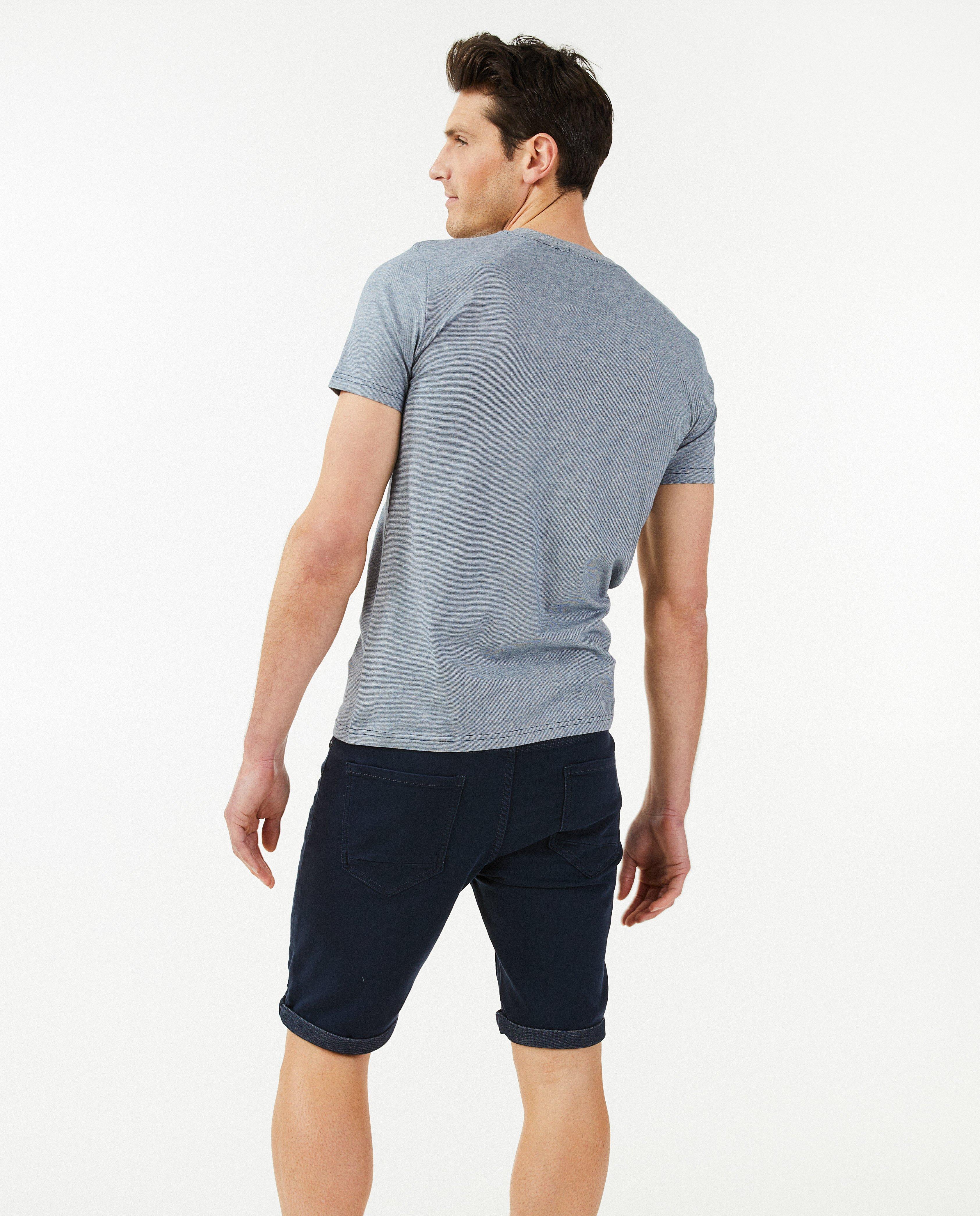T-shirts - T-shirt à rayures, slim fit