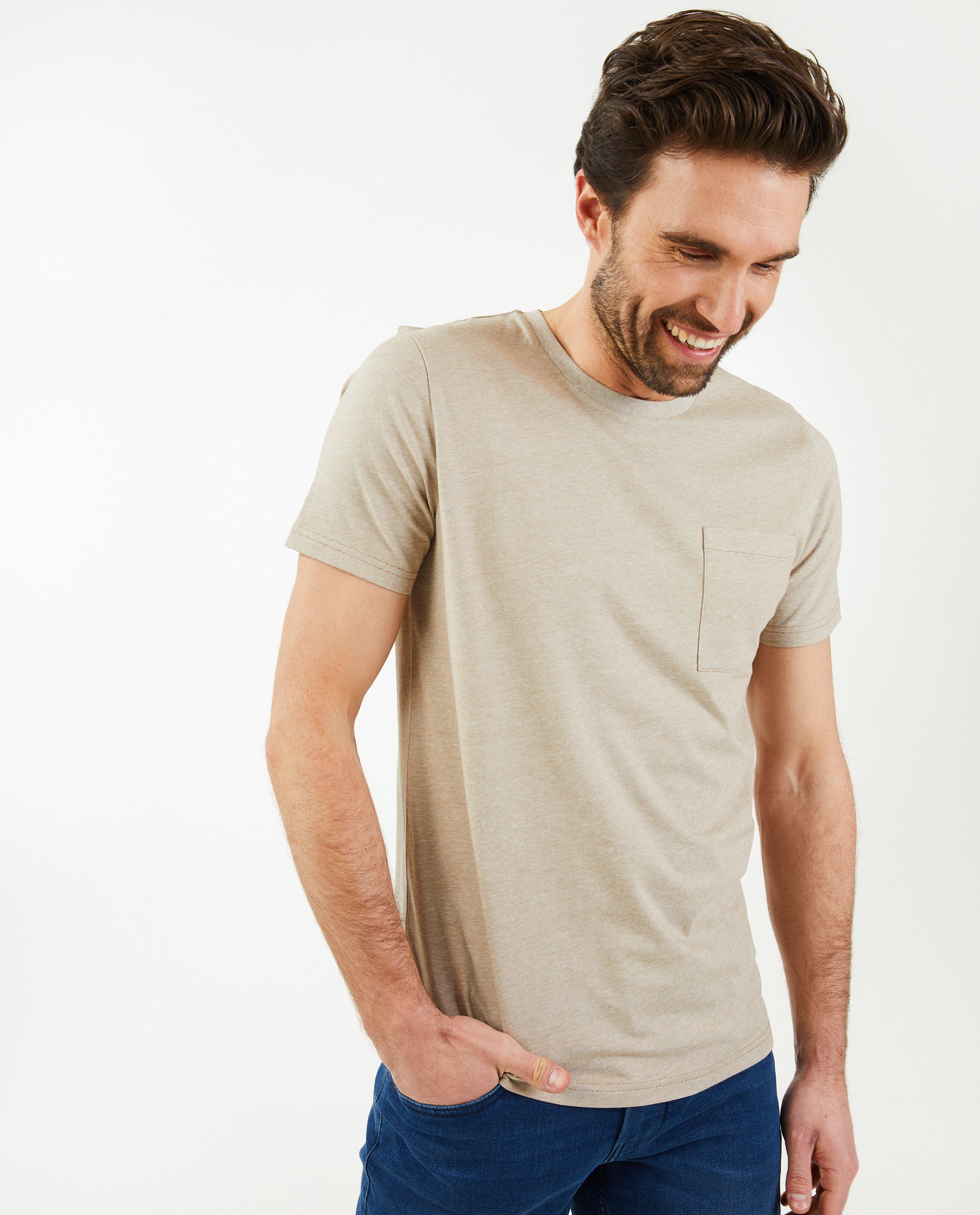 T-shirts - T-shirt à rayures, slim fit