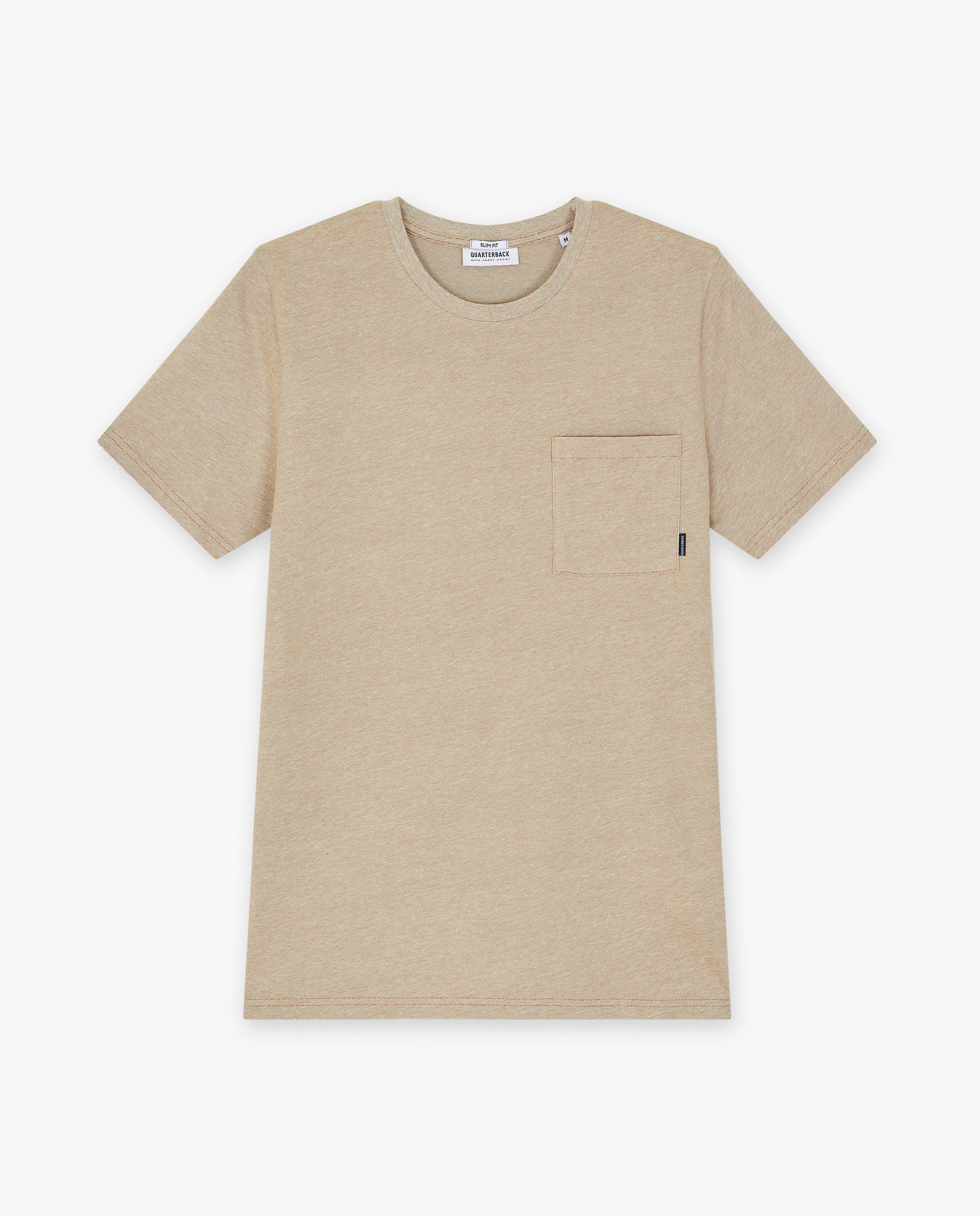 T-shirts - T-shirt à rayures, slim fit