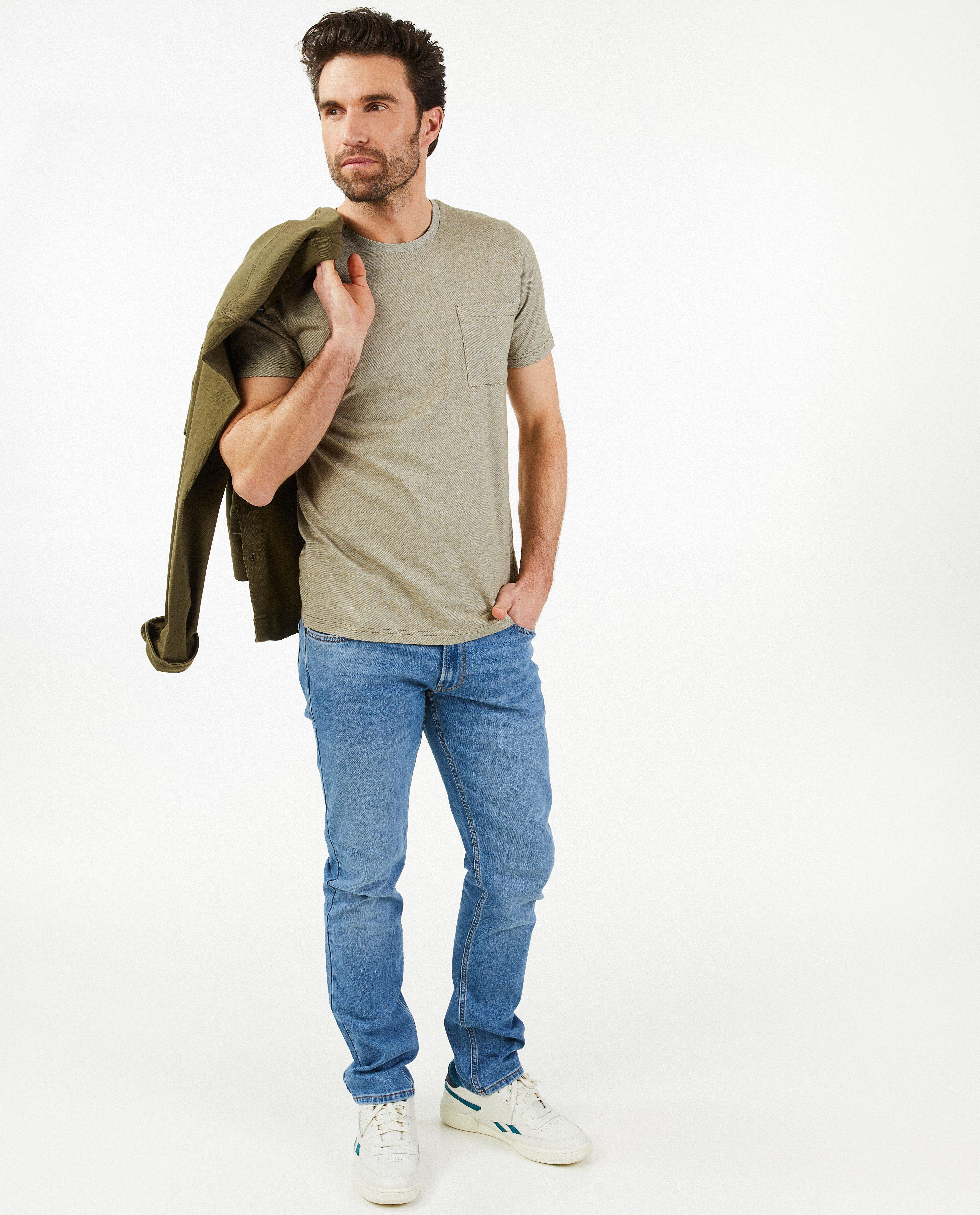 T-shirt met strepen, slim fit - null - Quarterback