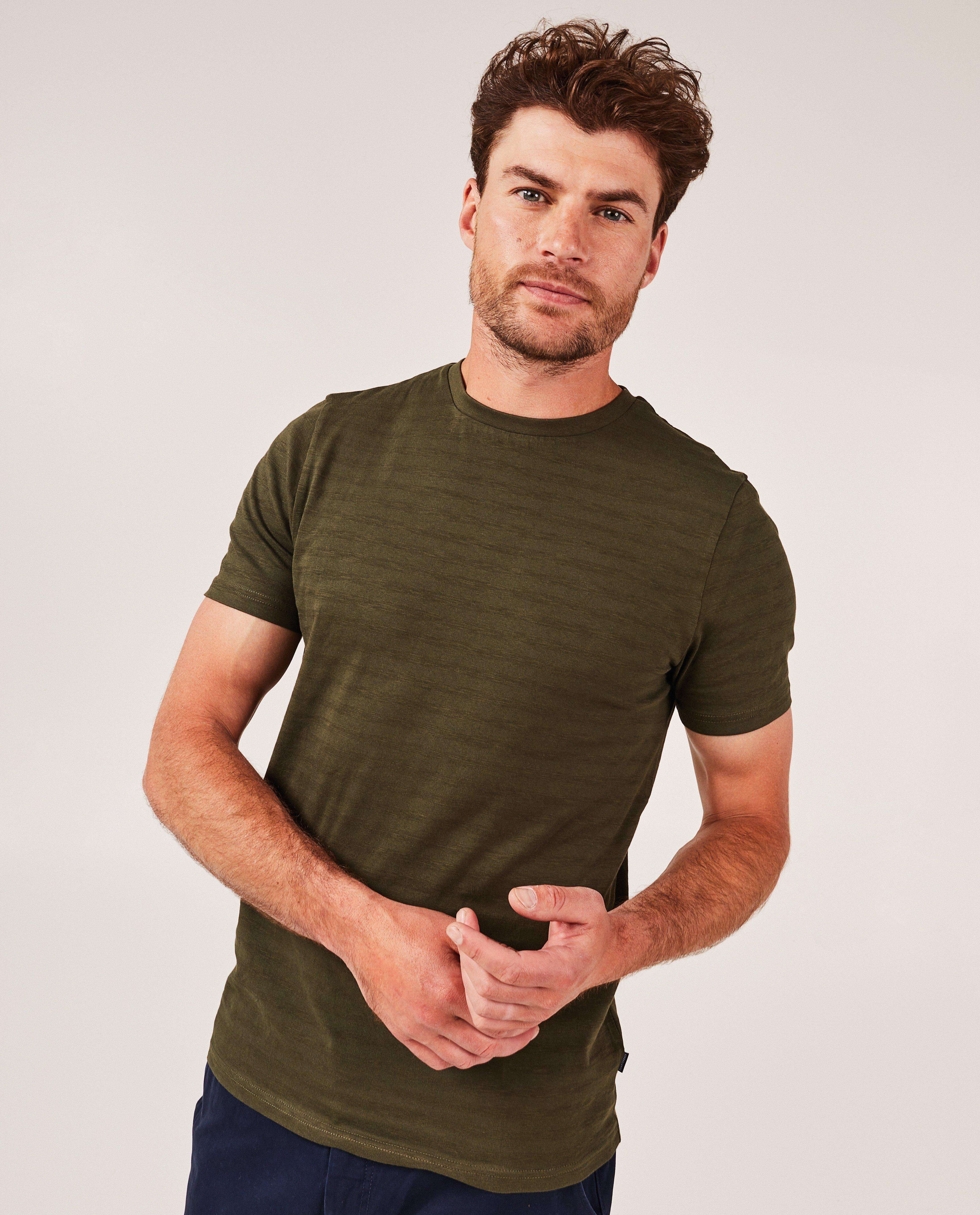 T-shirts - T-shirt à rayures, slim fit