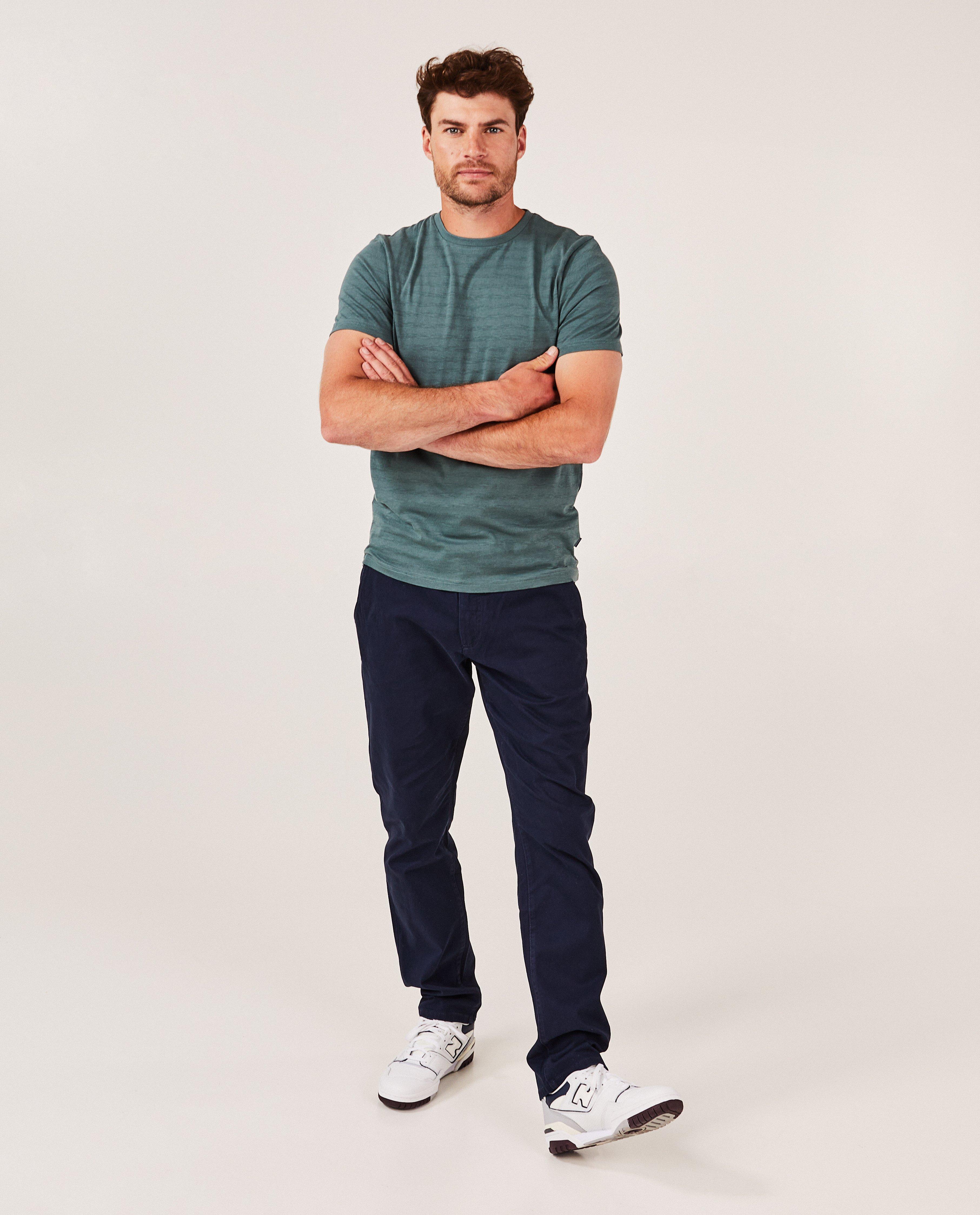 T-shirt met strepen, slim fit - null - Quarterback