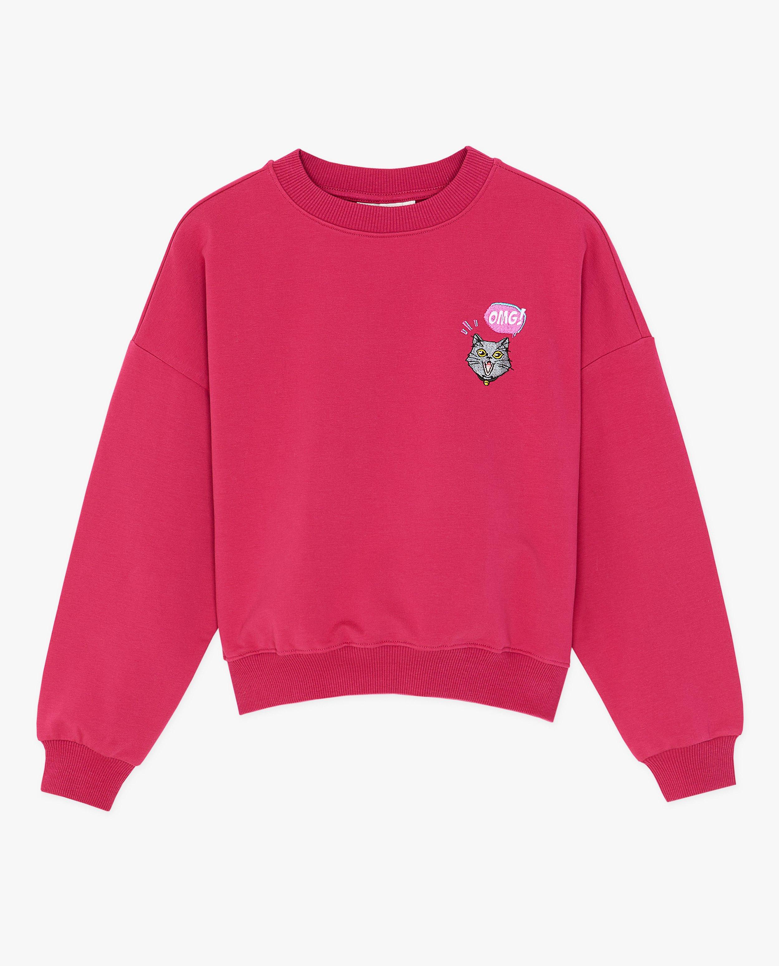Sweaters - Cropped sweater in roze