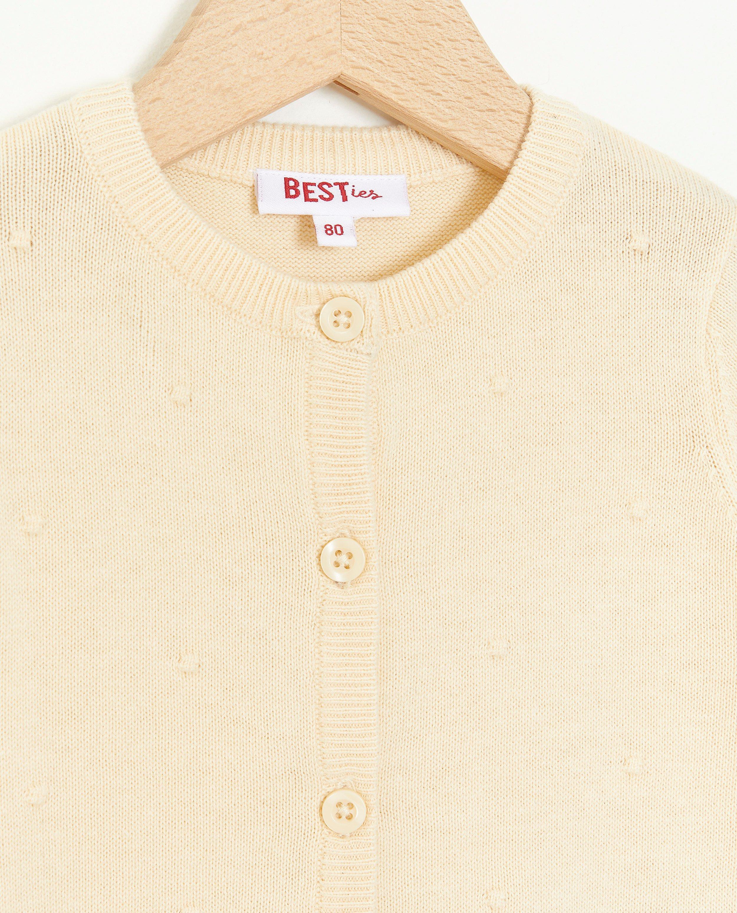 Cardigans - Cardigan bleu foncé à relief