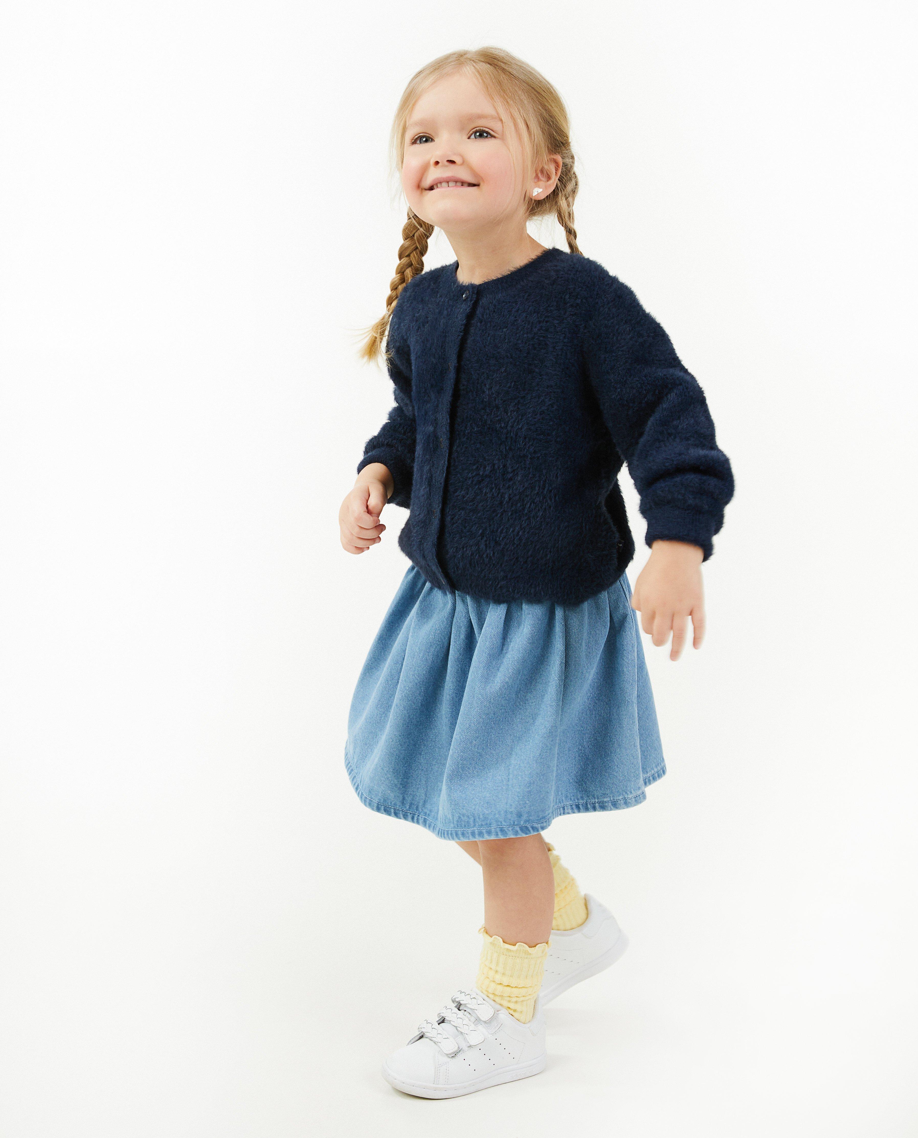 Donkerblauwe cardigan - null - Besties
