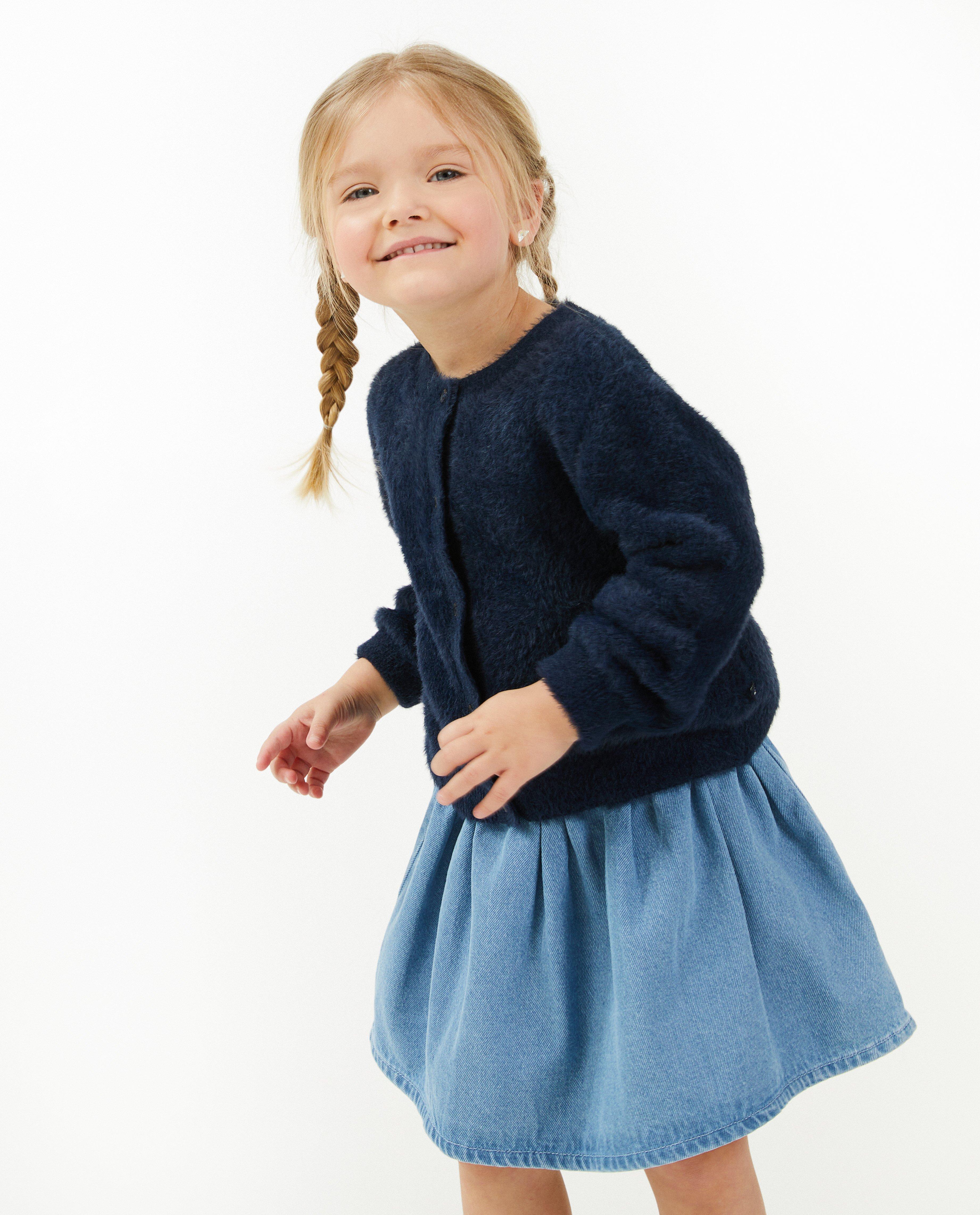Cardigan - Donkerblauwe cardigan