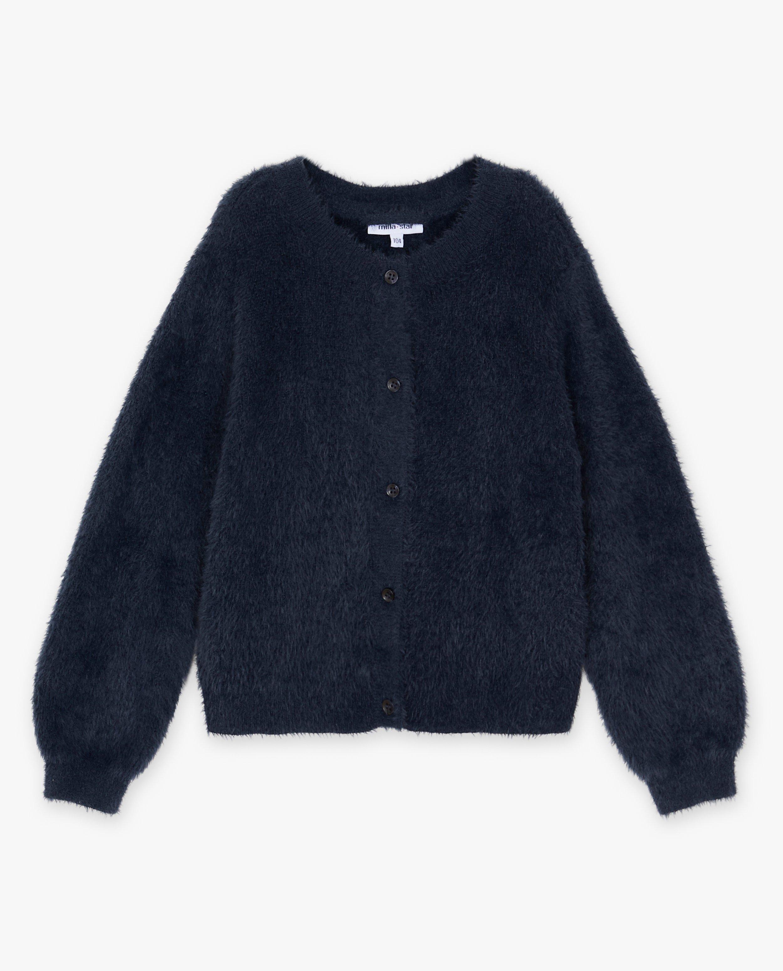 Cardigan - Donkerblauwe cardigan