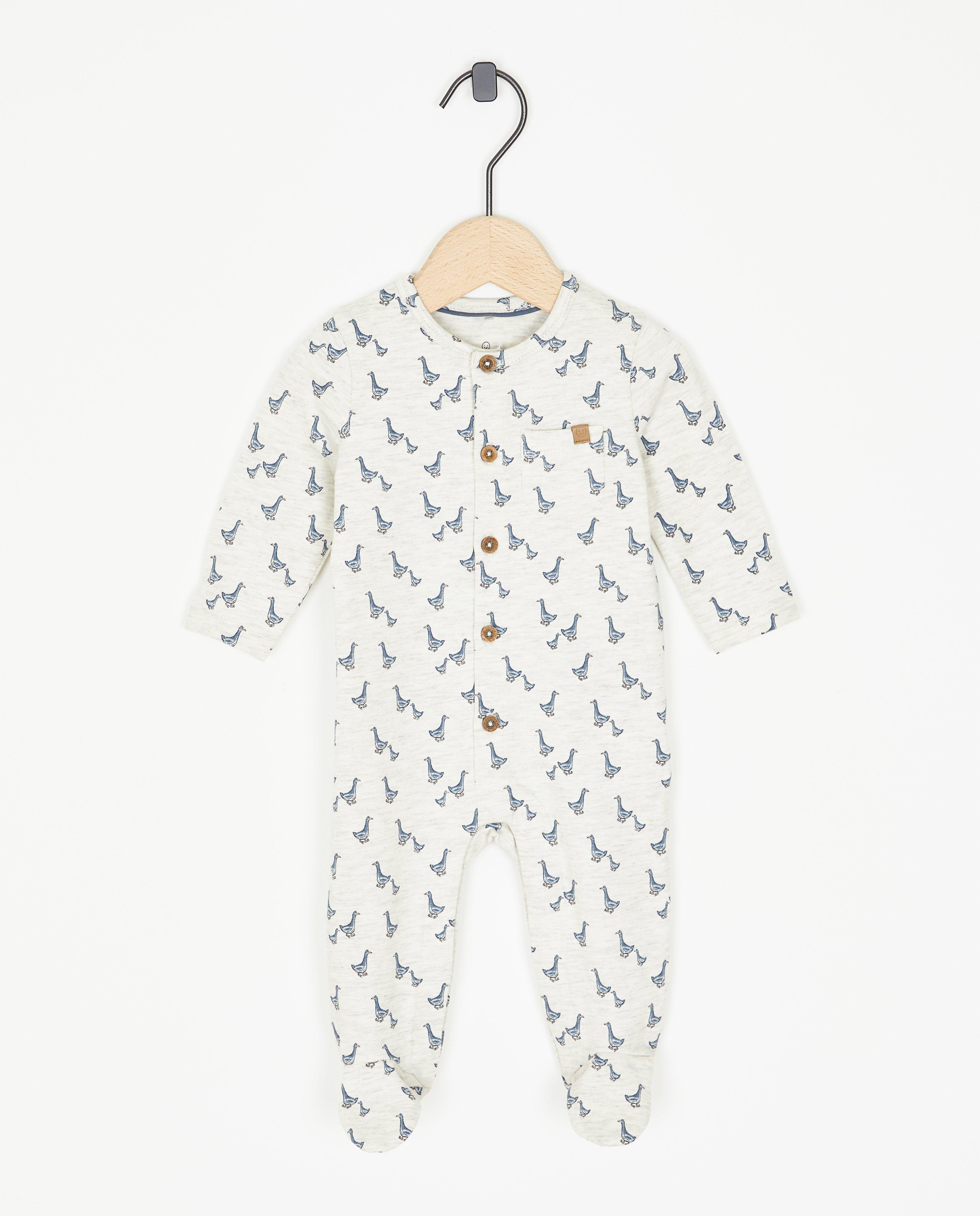 Grenouillère à imprimé d’oies - null - Newborn 50-68