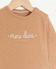 T-shirts - Roze longsleeve Mini diva