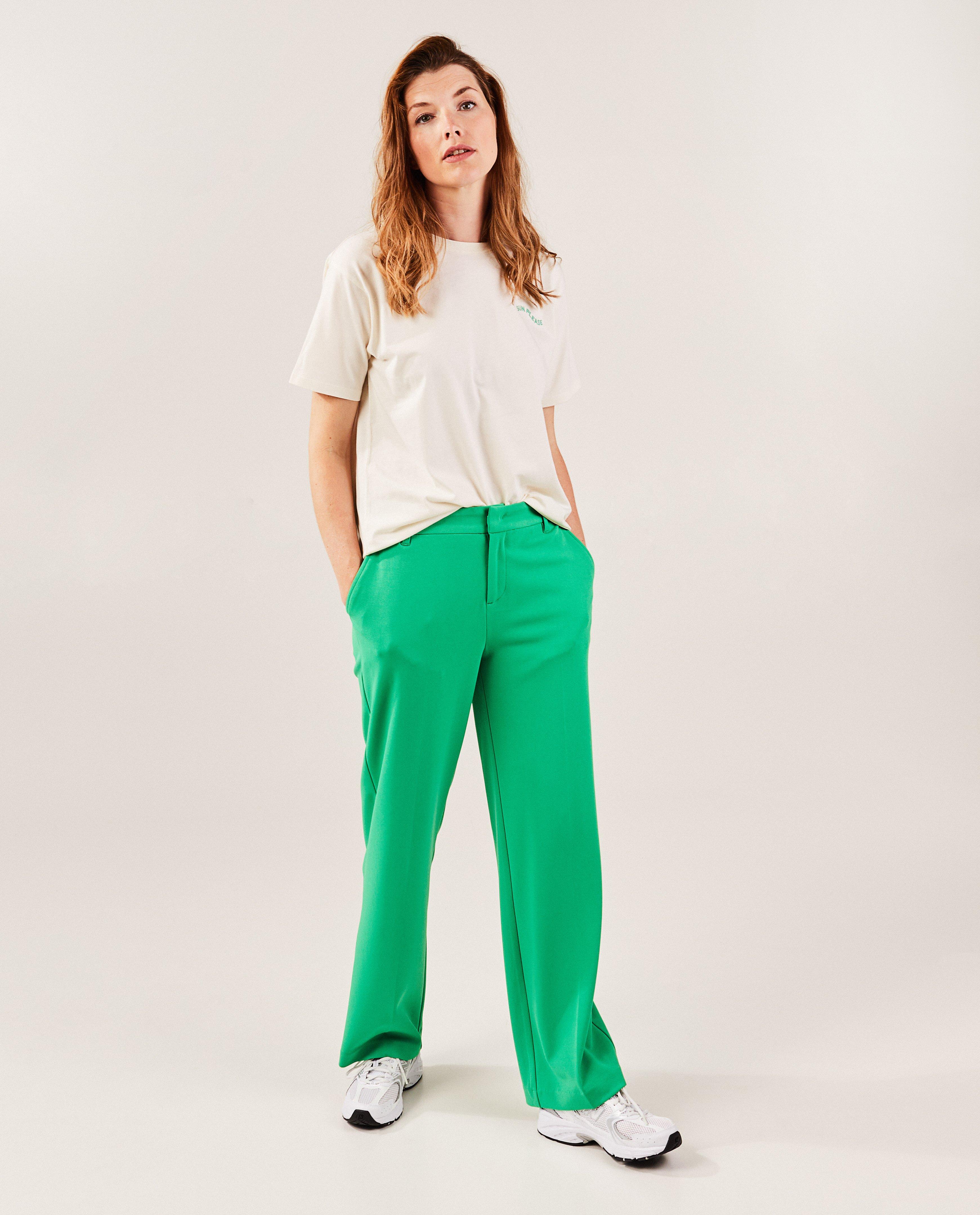 Offwhite T-shirt met opschrift - null - Sora