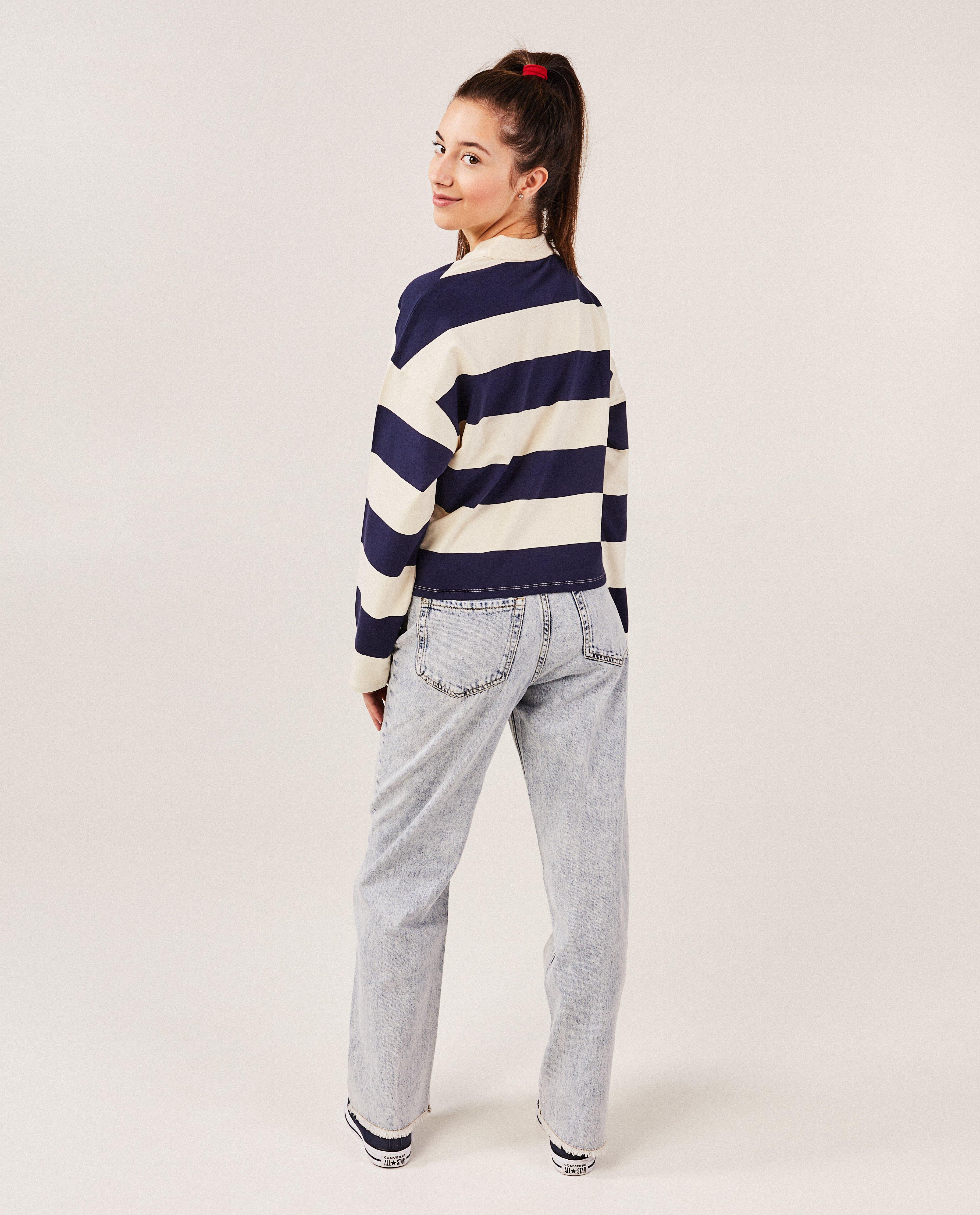 Sweaters - Sweater met bouclé-print
