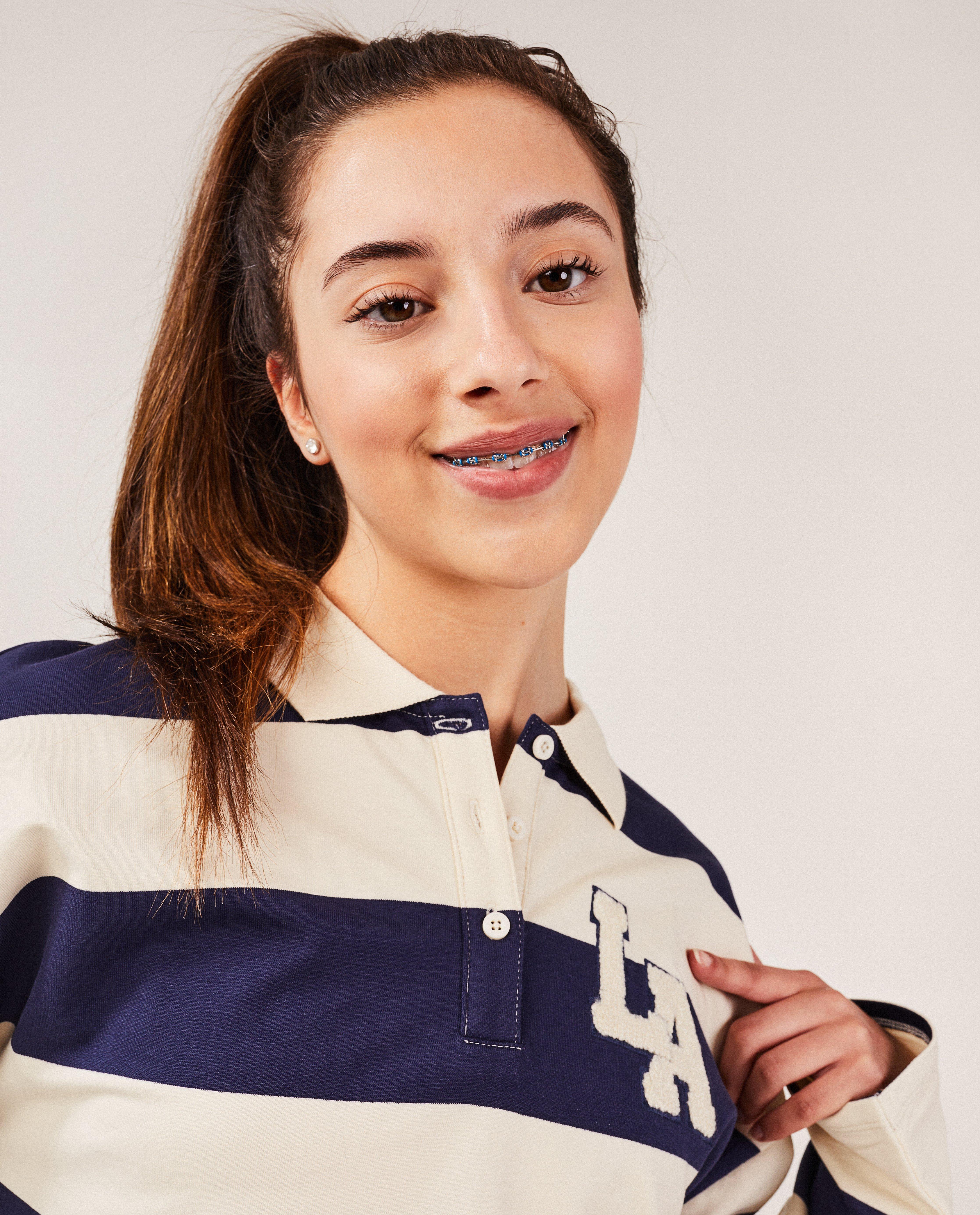 Sweaters - Sweater met bouclé-print