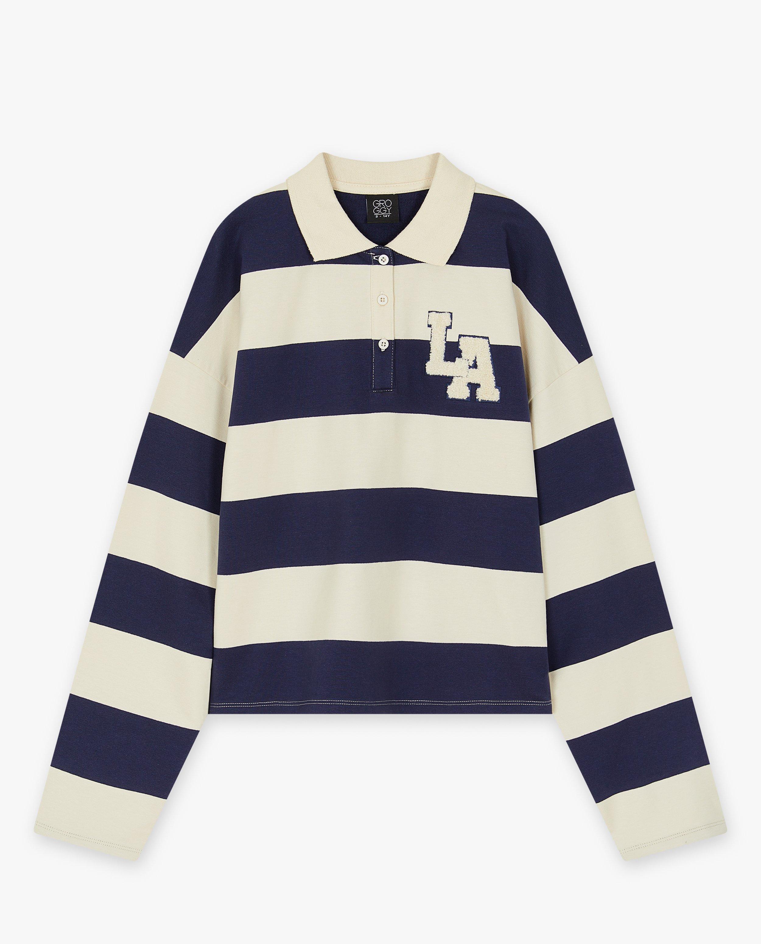 Sweaters - Sweater met bouclé-print
