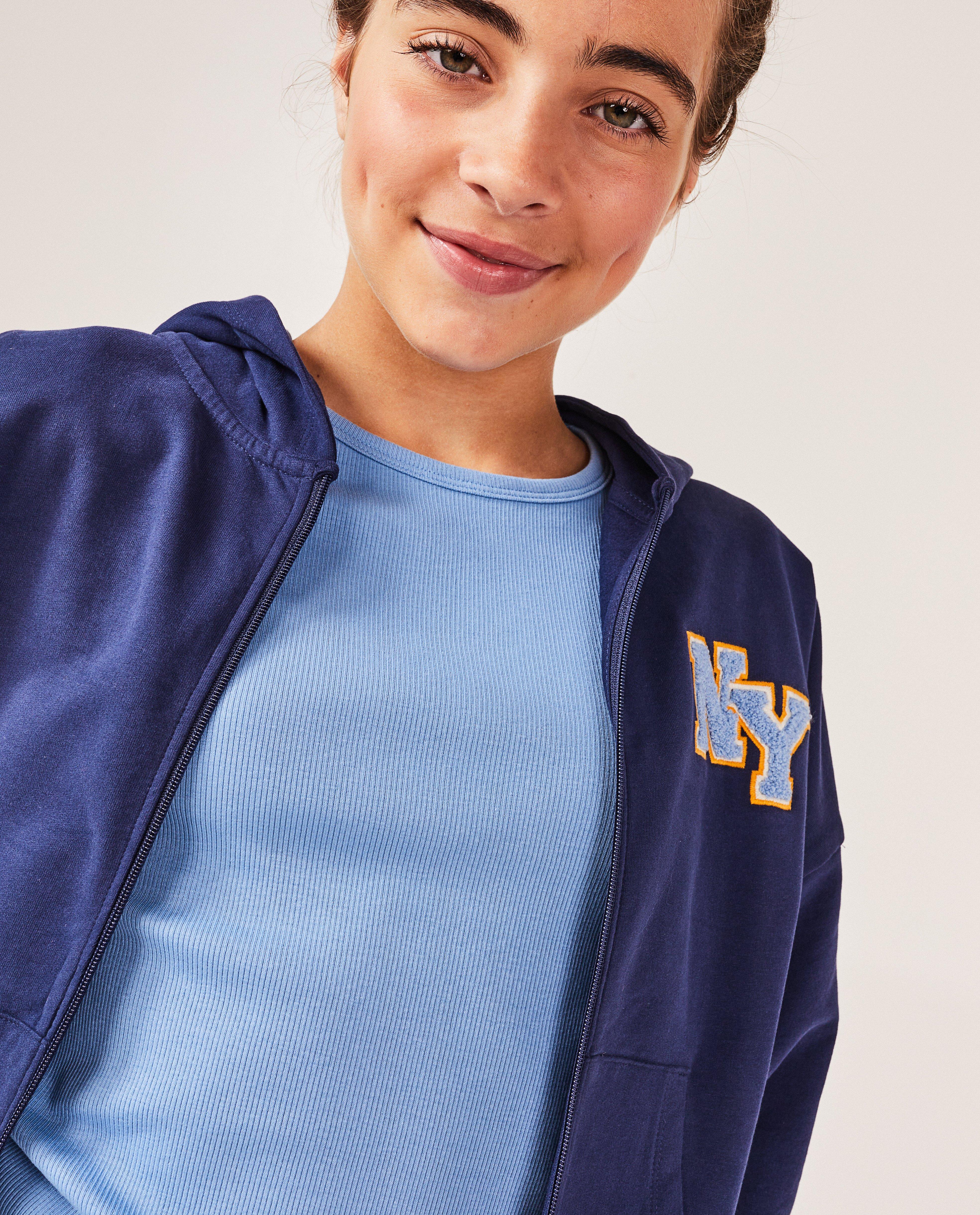 Cardigan - Sweatvest met bouclé-print