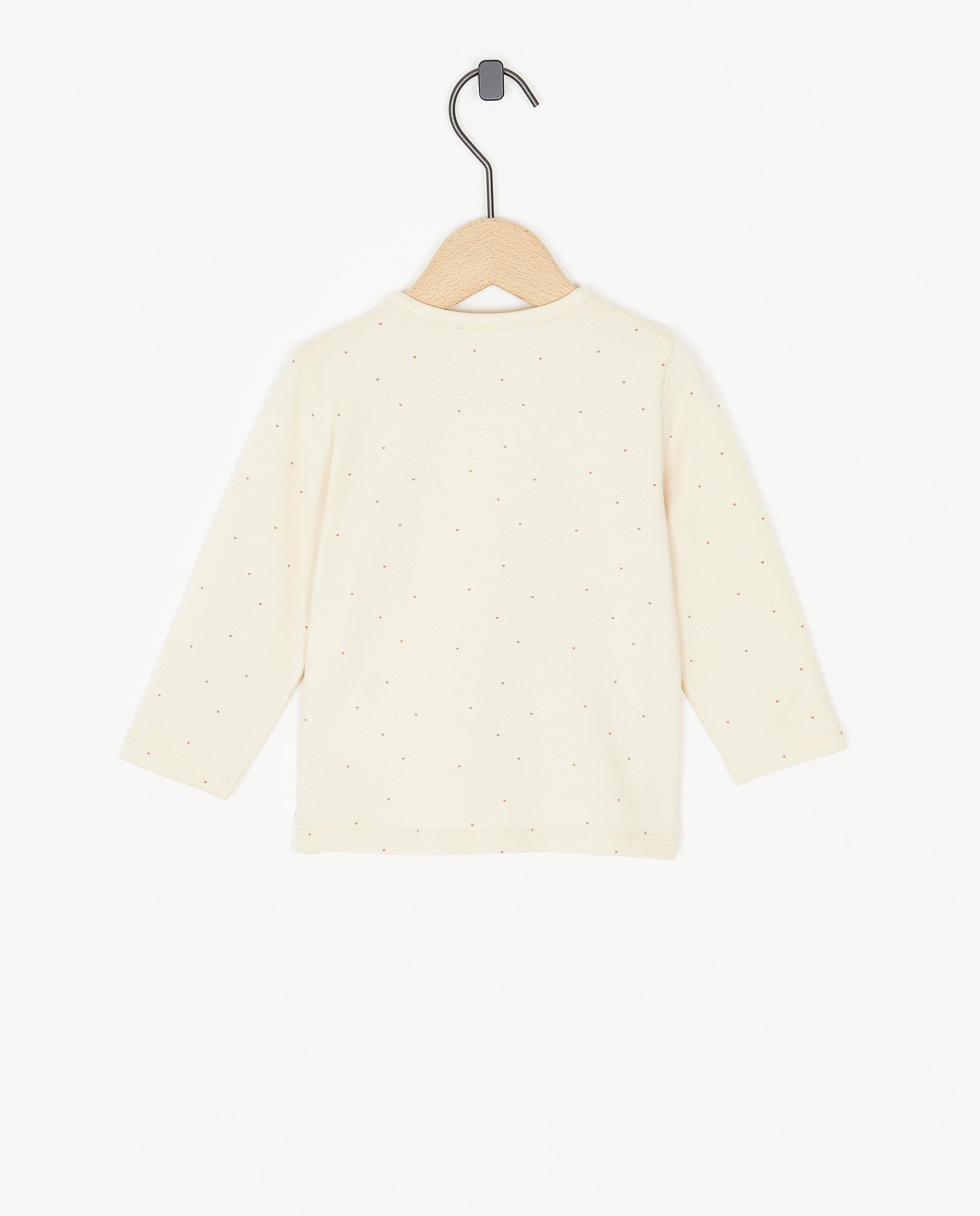 T-shirts - Beige longsleeve Madammeke