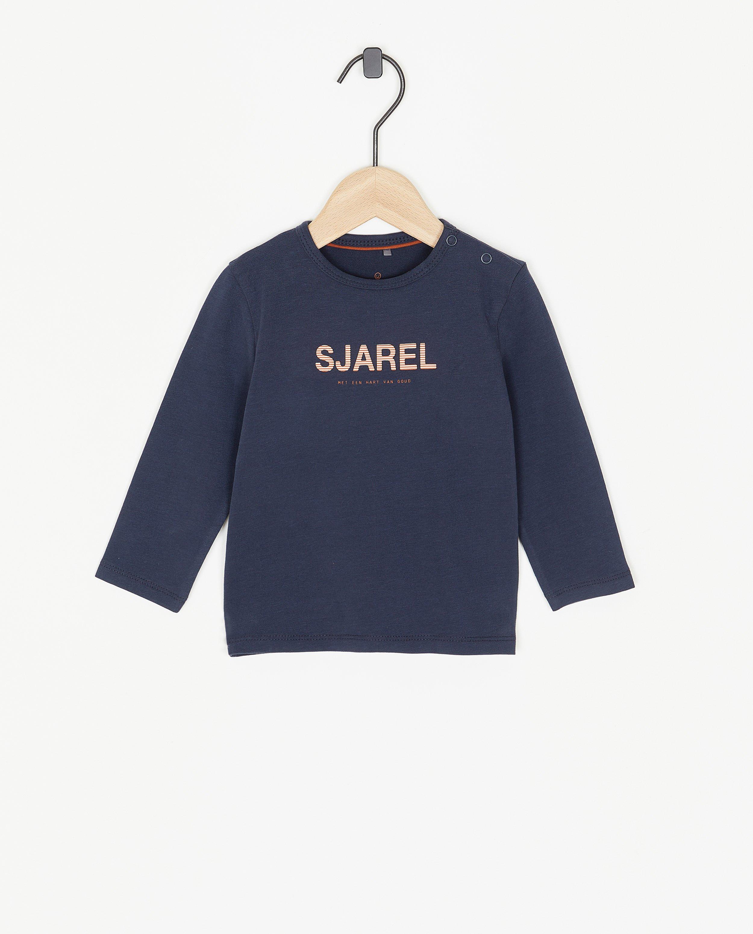 Donkerblauwe longsleeve Sjarel - Product Detail - donkerblauw - afbeelding nummer 1