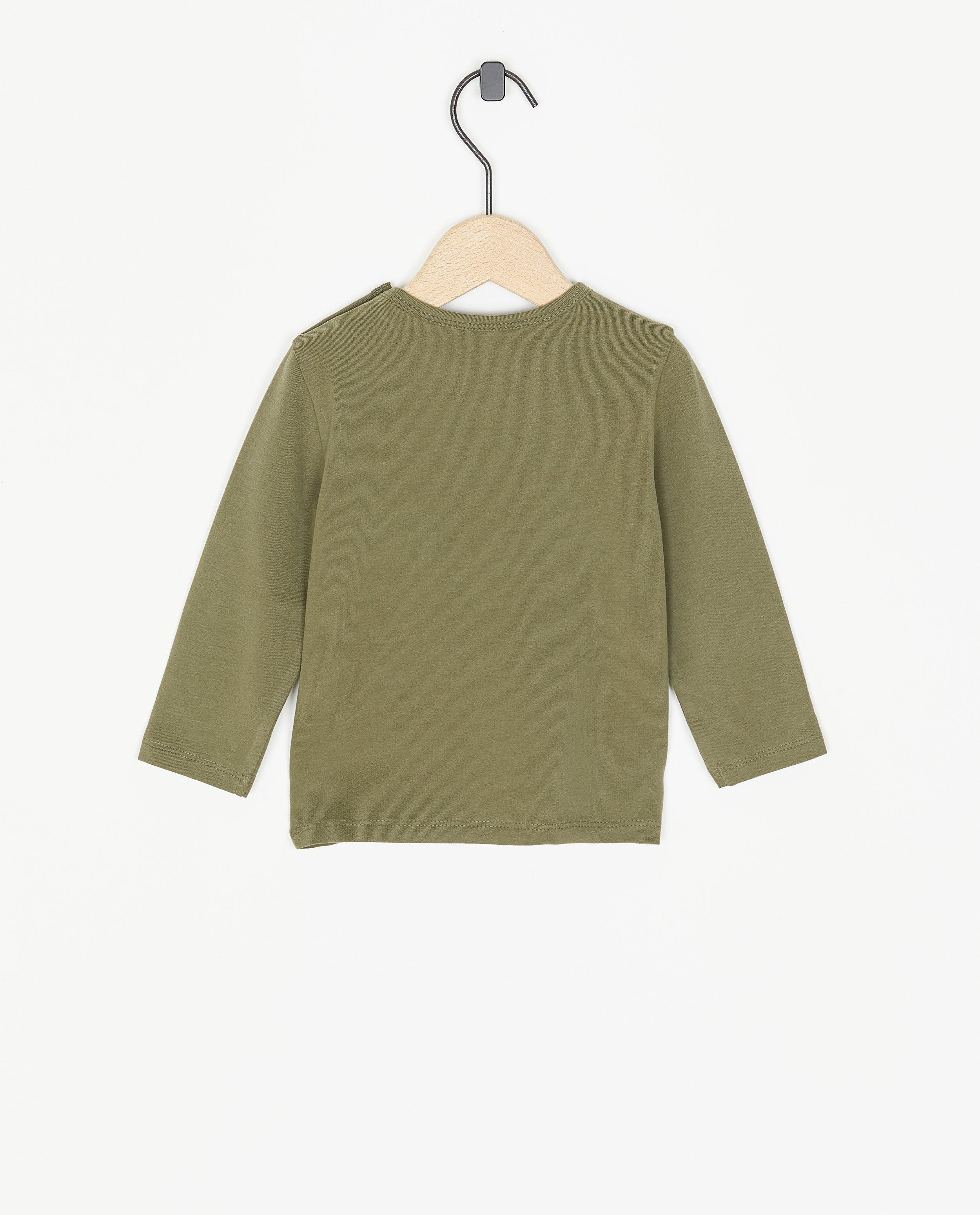 T-shirts - Donkerblauwe longsleeve Kapoen