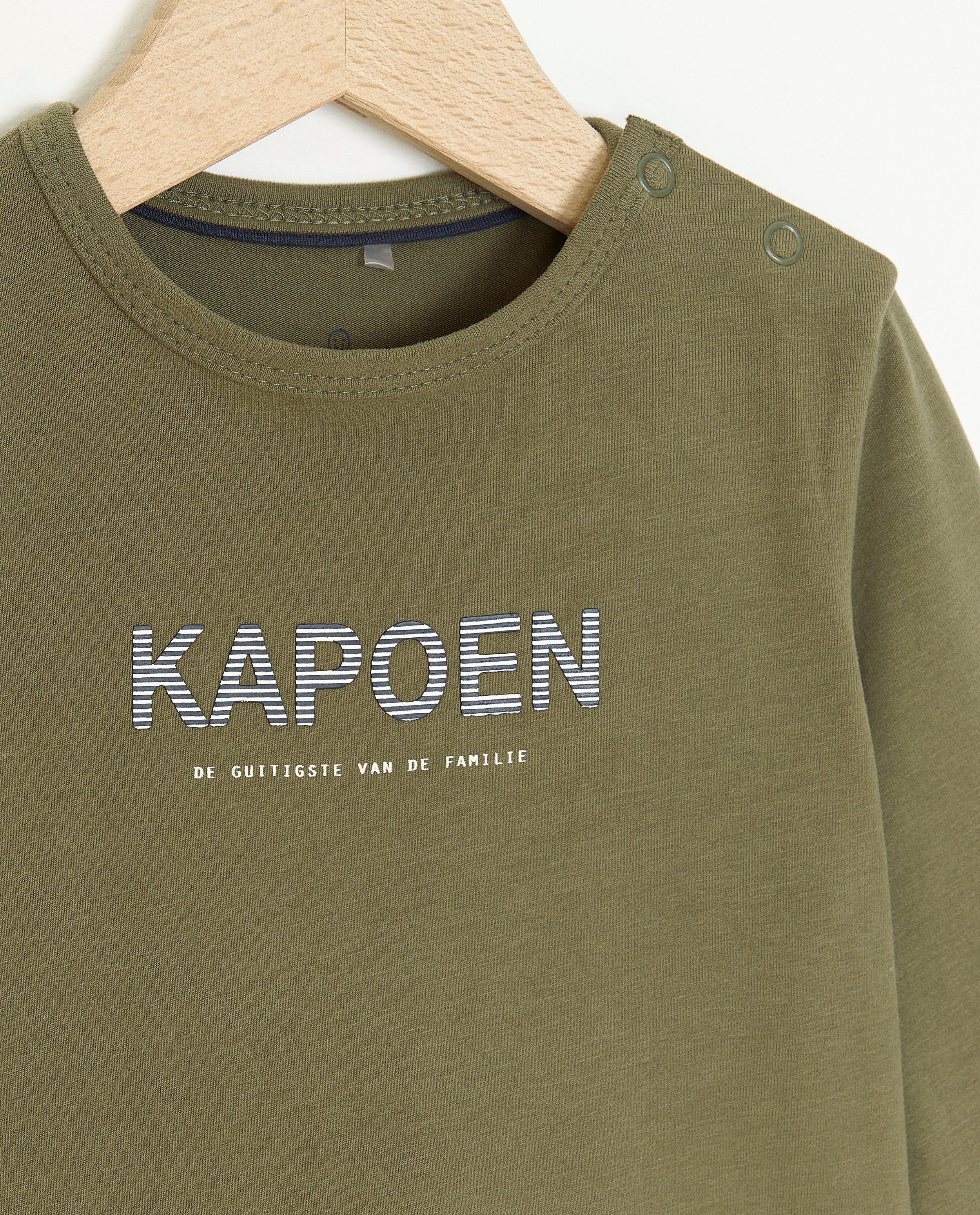 T-shirts - Donkerblauwe longsleeve Kapoen