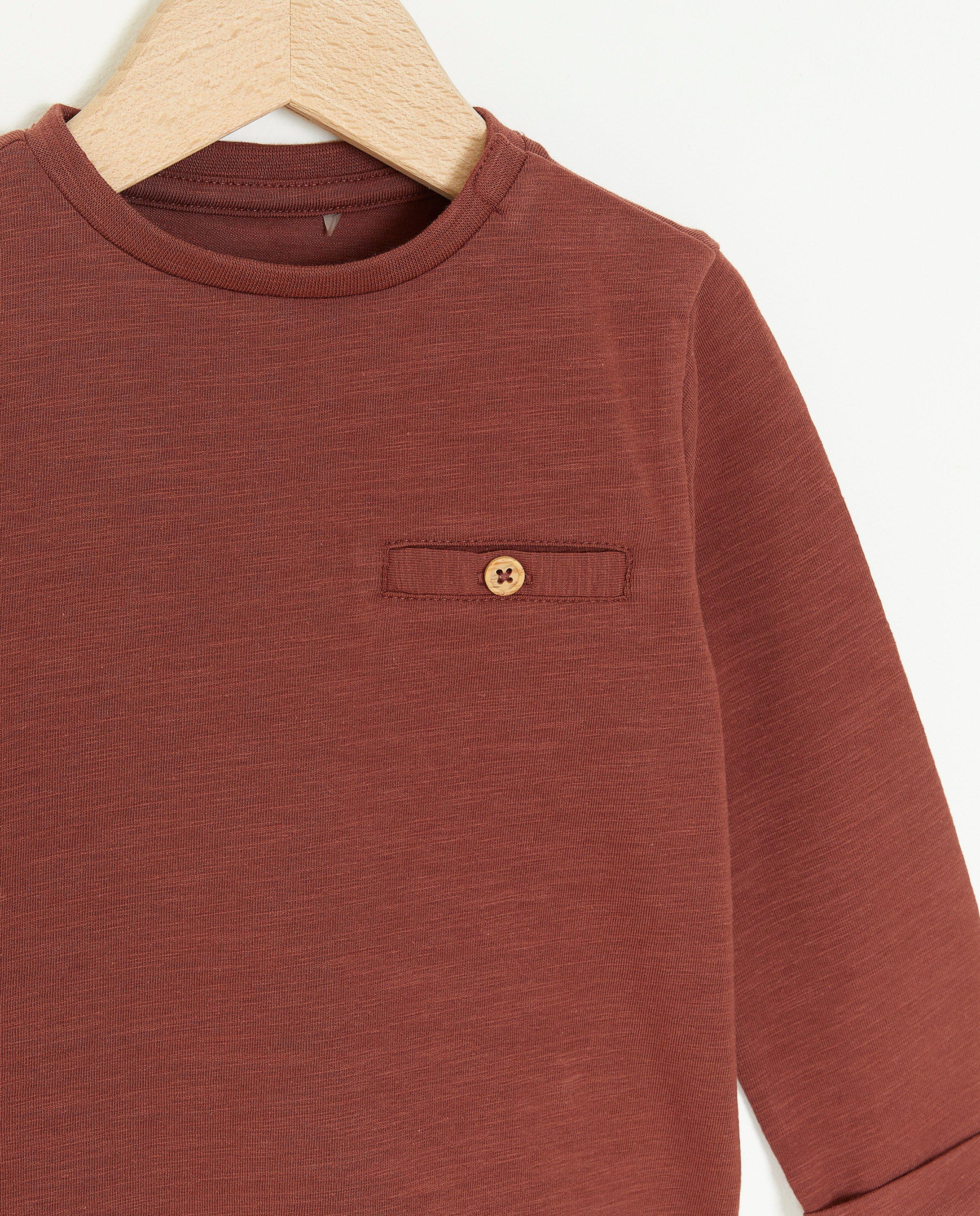 T-shirts - Donkerblauwe longsleeve