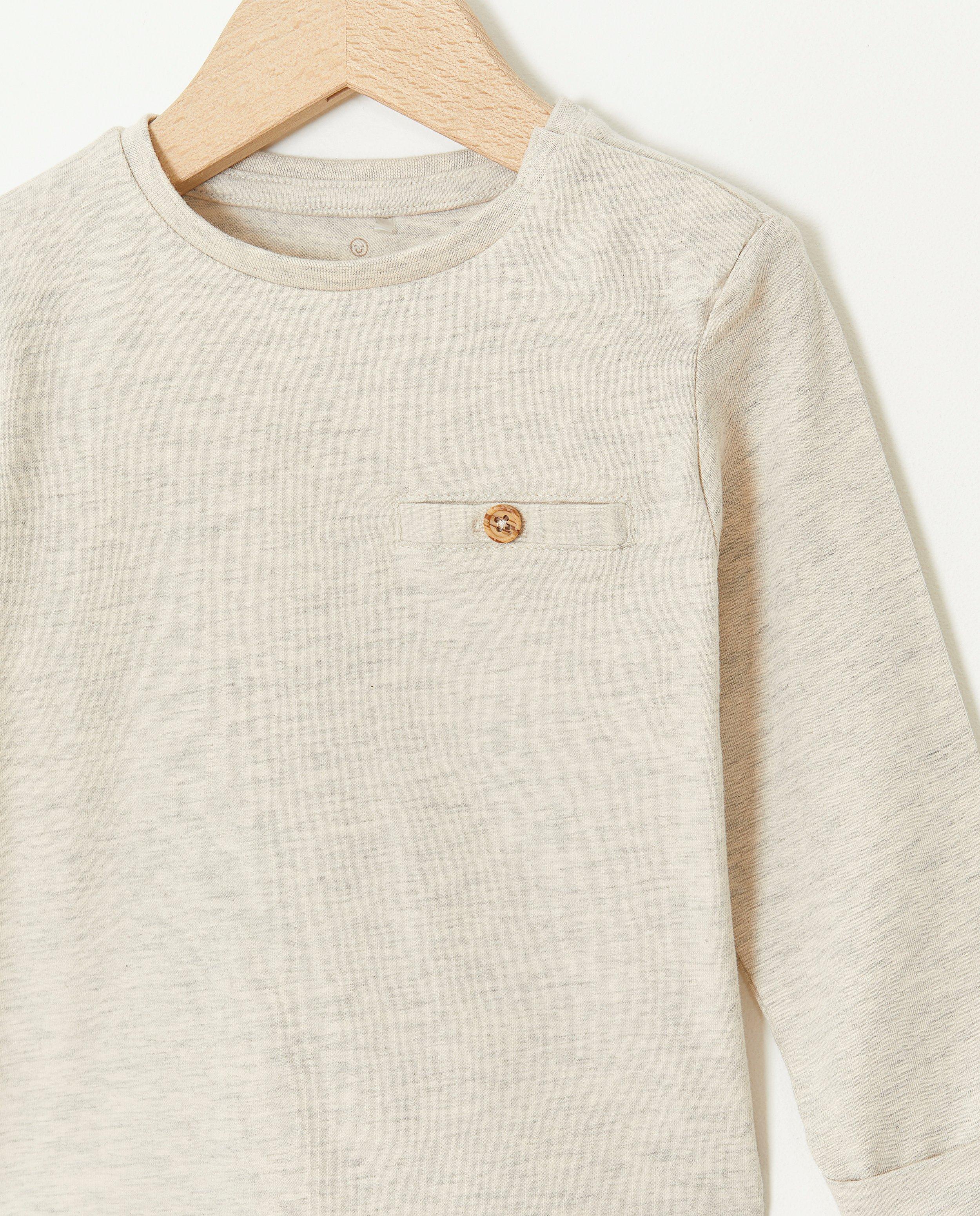 T-shirts - Beige longsleeve