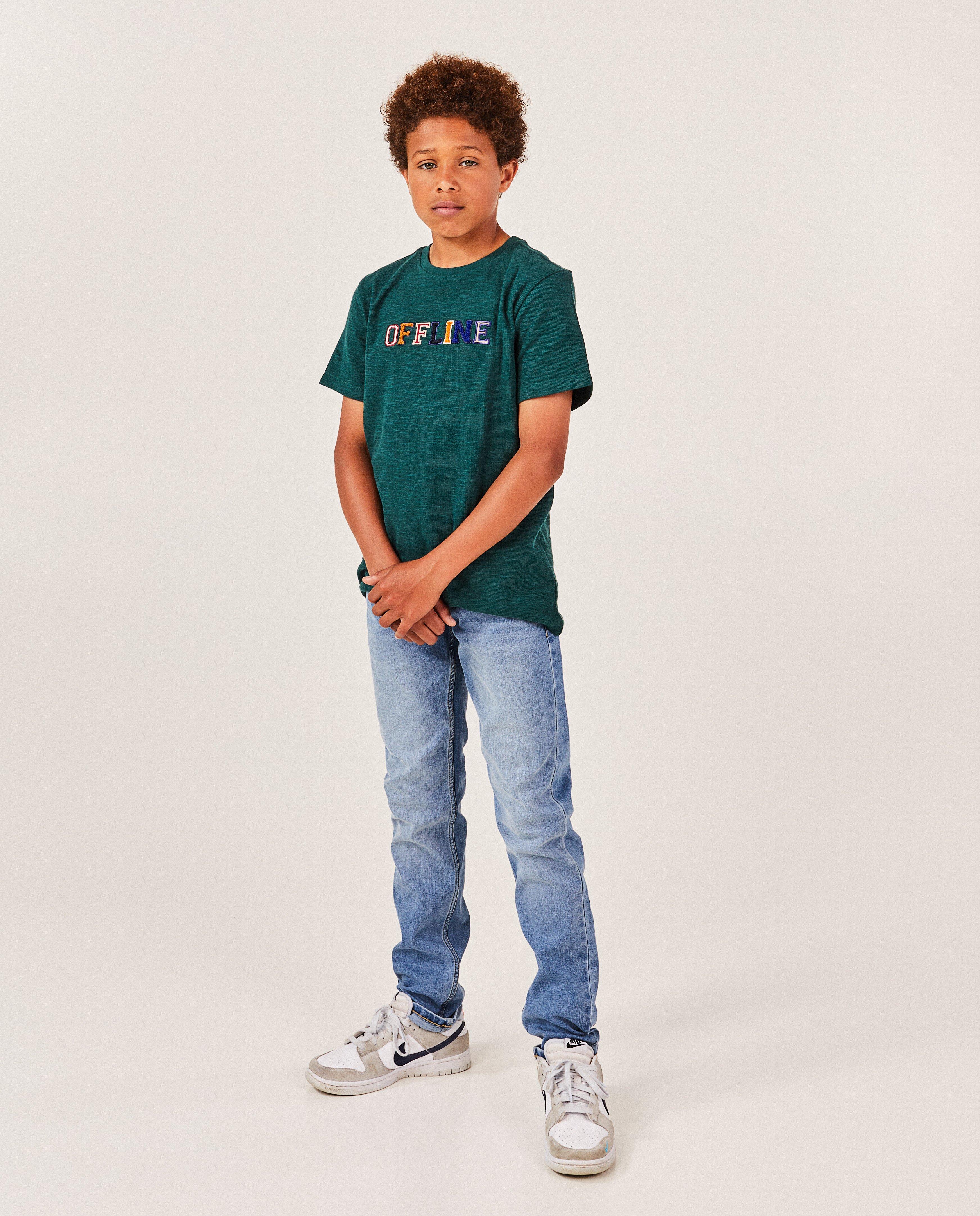 Lichtblauwe jeans, slim fit - null - Fish & Chips