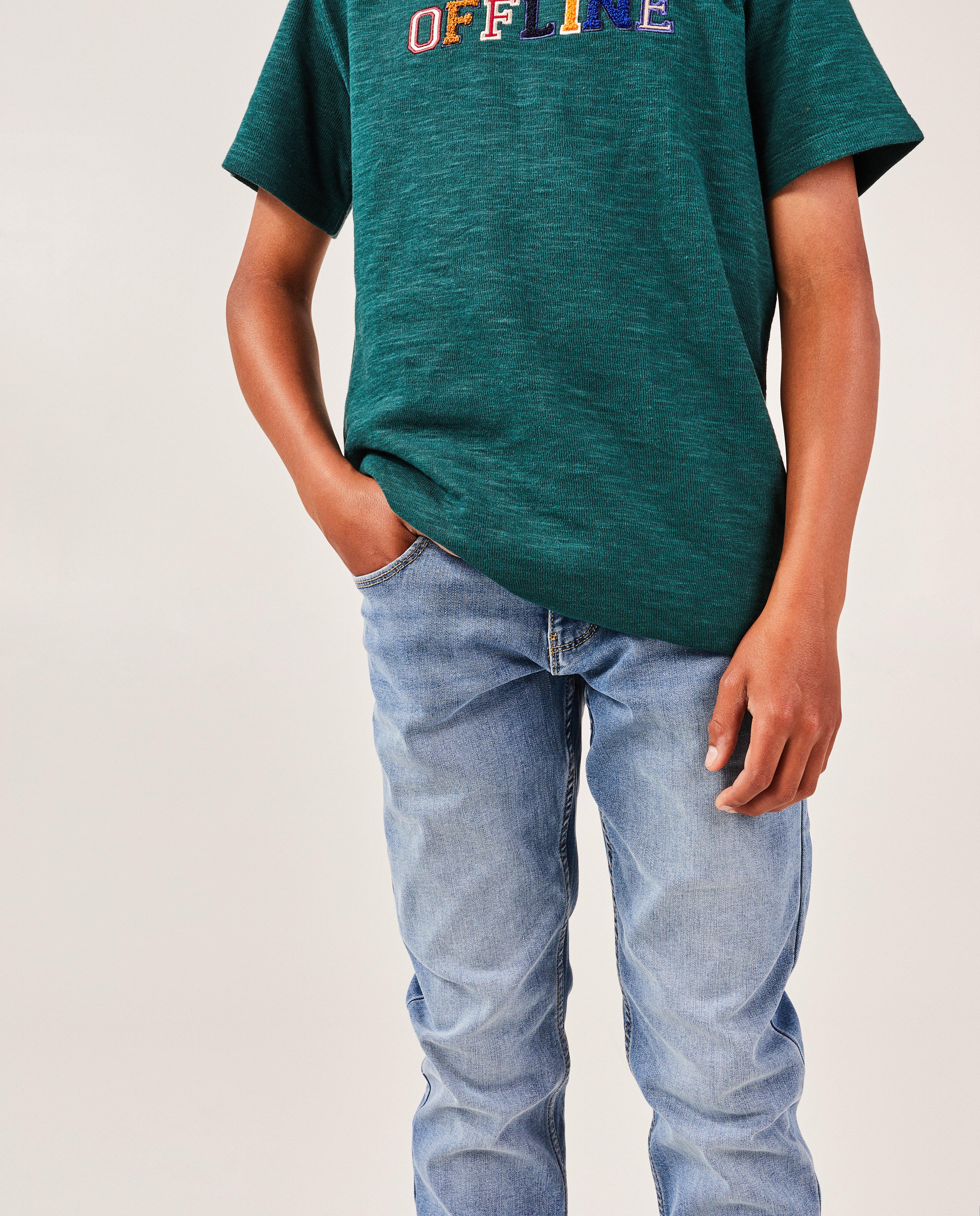 Jeans - Blauwe jeans, slim fit