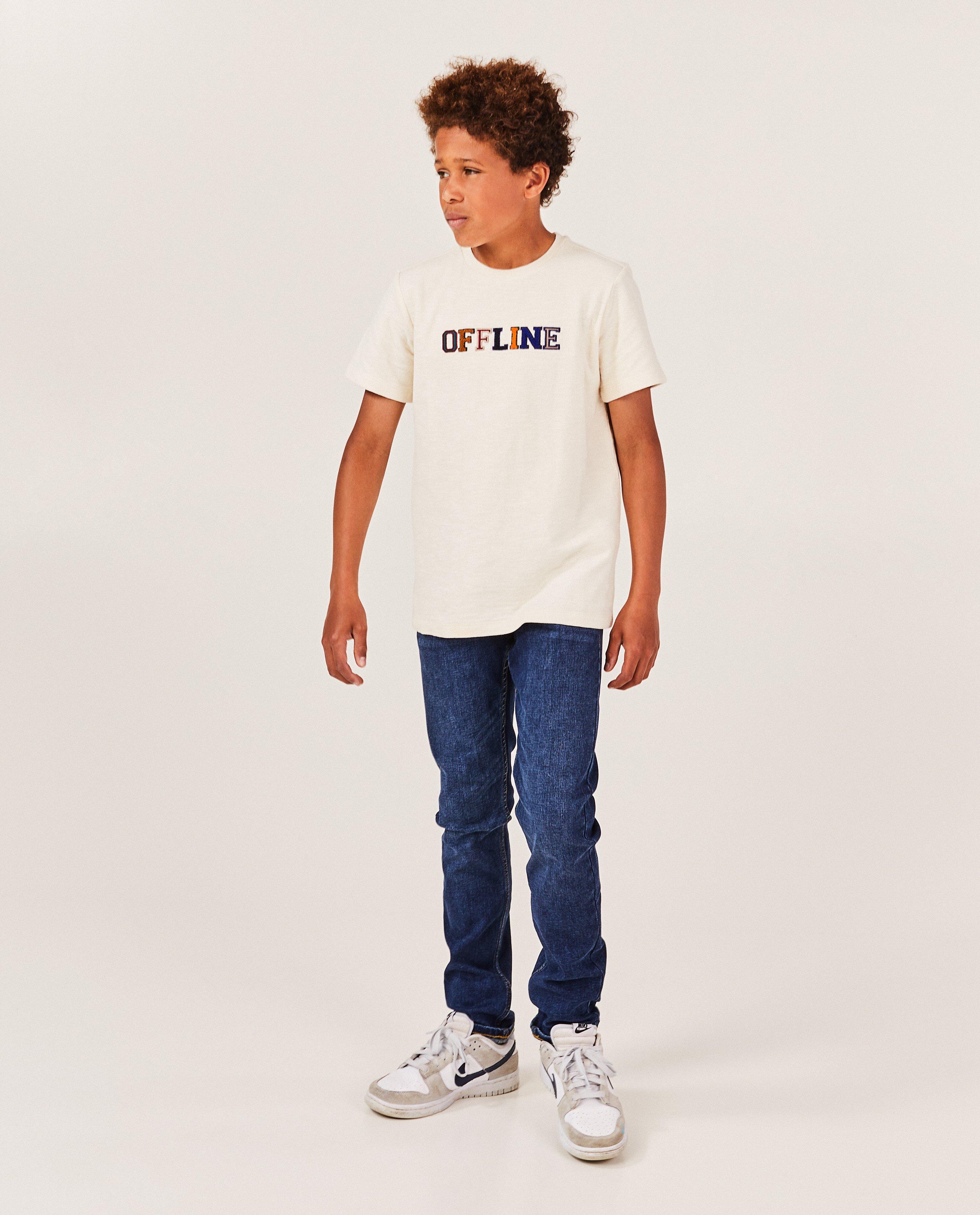Blauwe jeans, slim fit - null - Fish & Chips