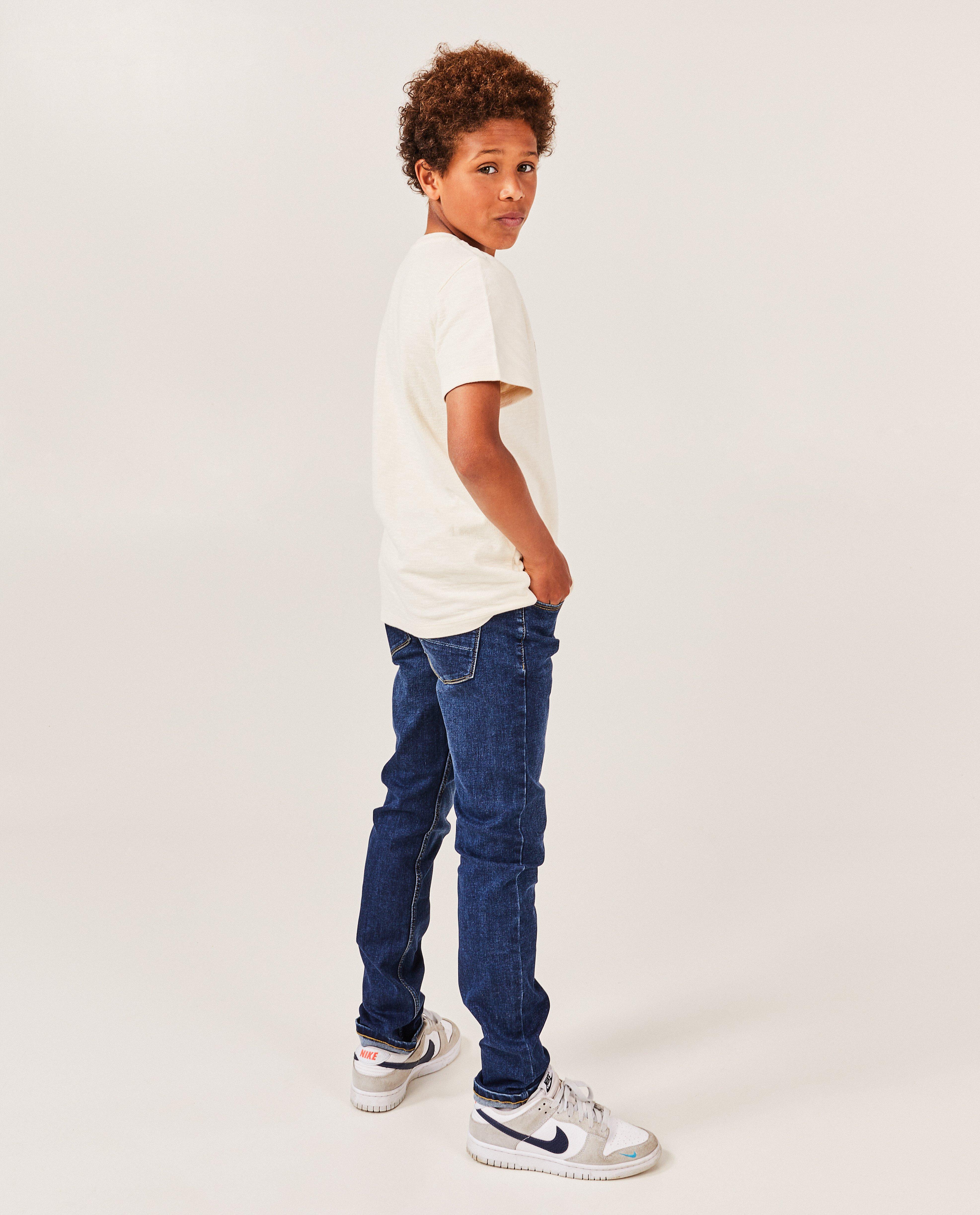 Jeans - Blauwe jeans, slim fit