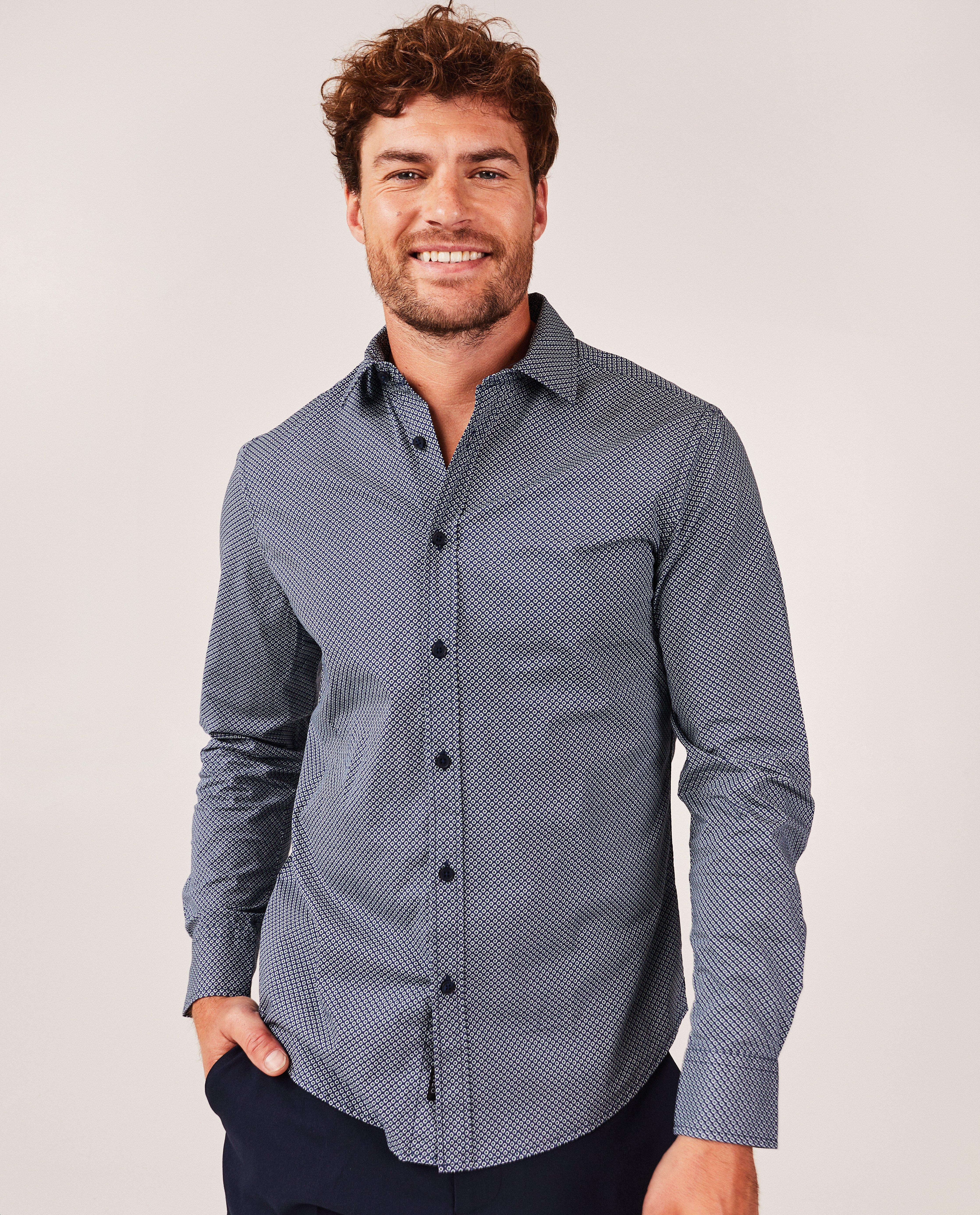Hemden - Hemd met print, slim fit