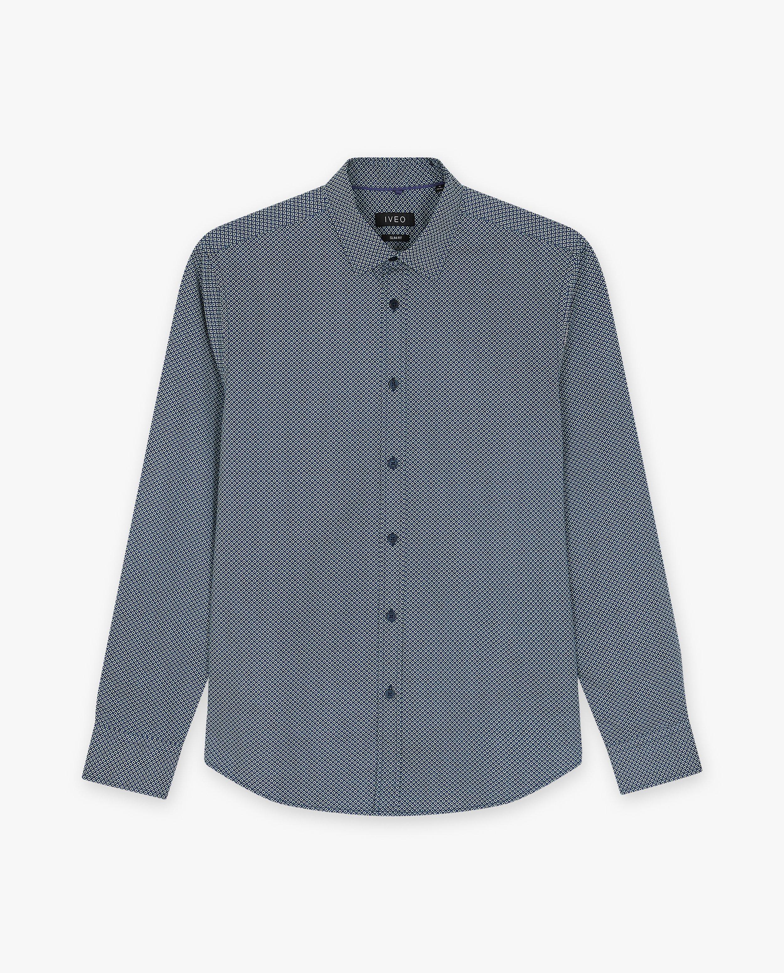 Hemden - Hemd met print, slim fit