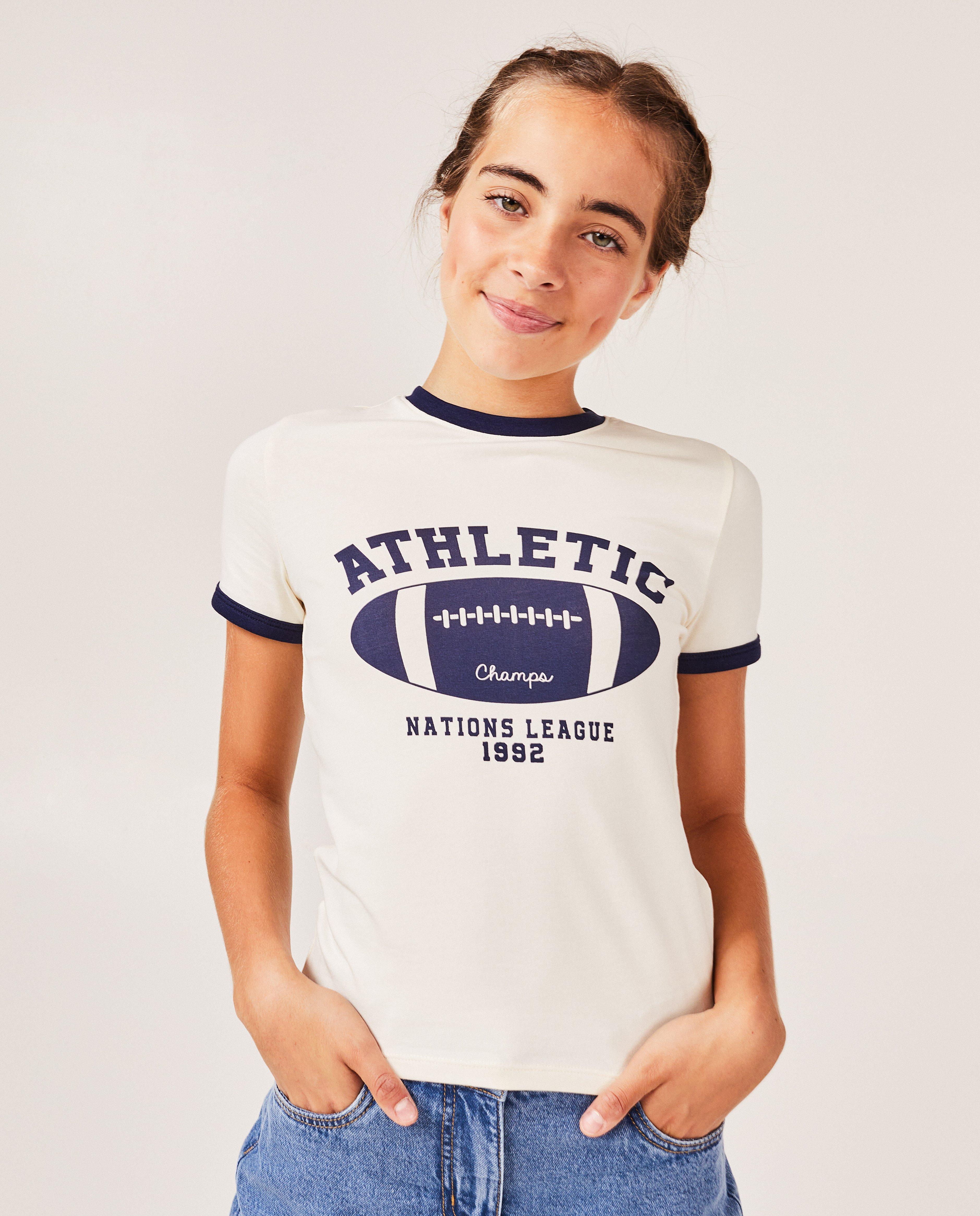 T-shirts - T-shirt met opschrift