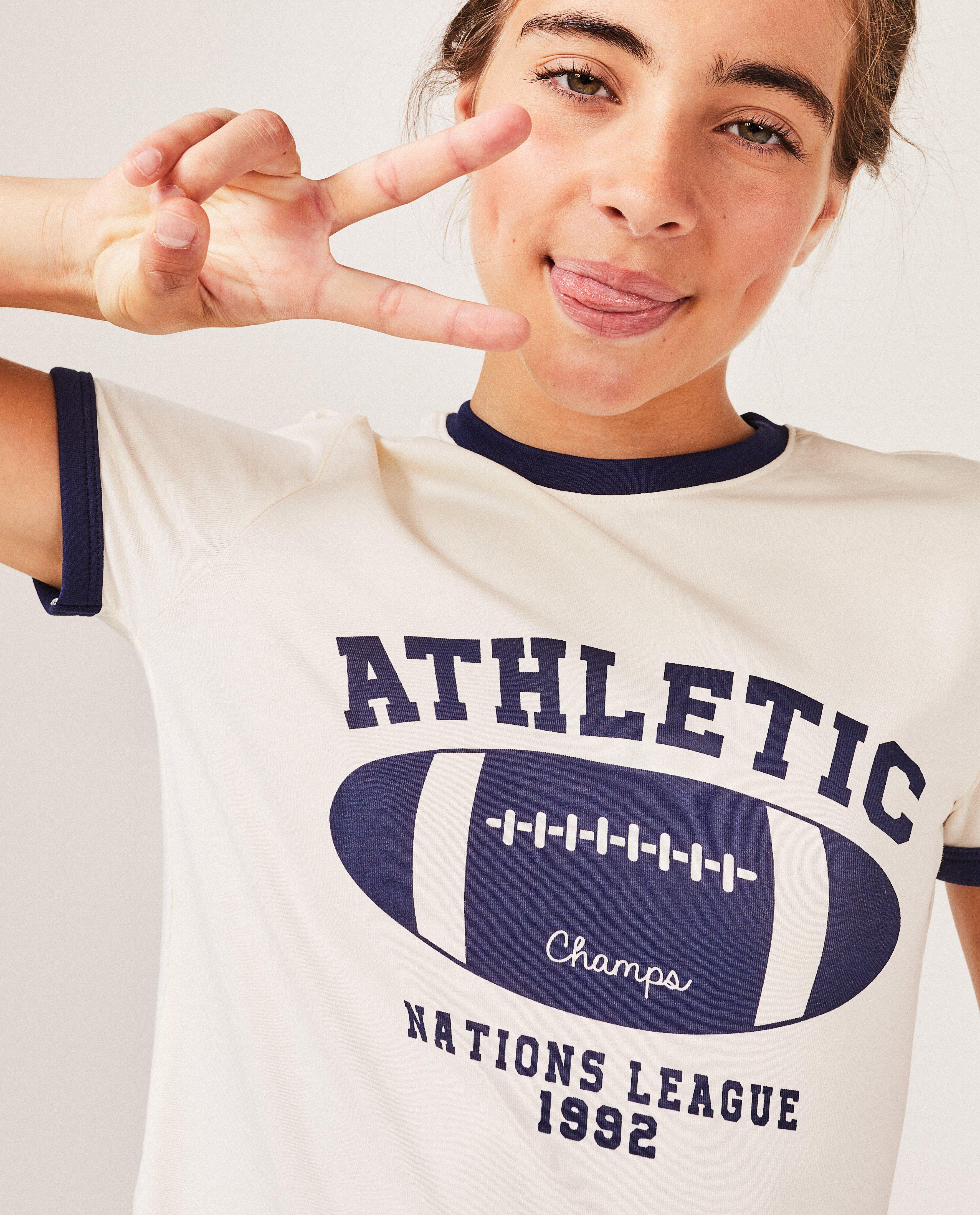 T-shirts - T-shirt met opschrift