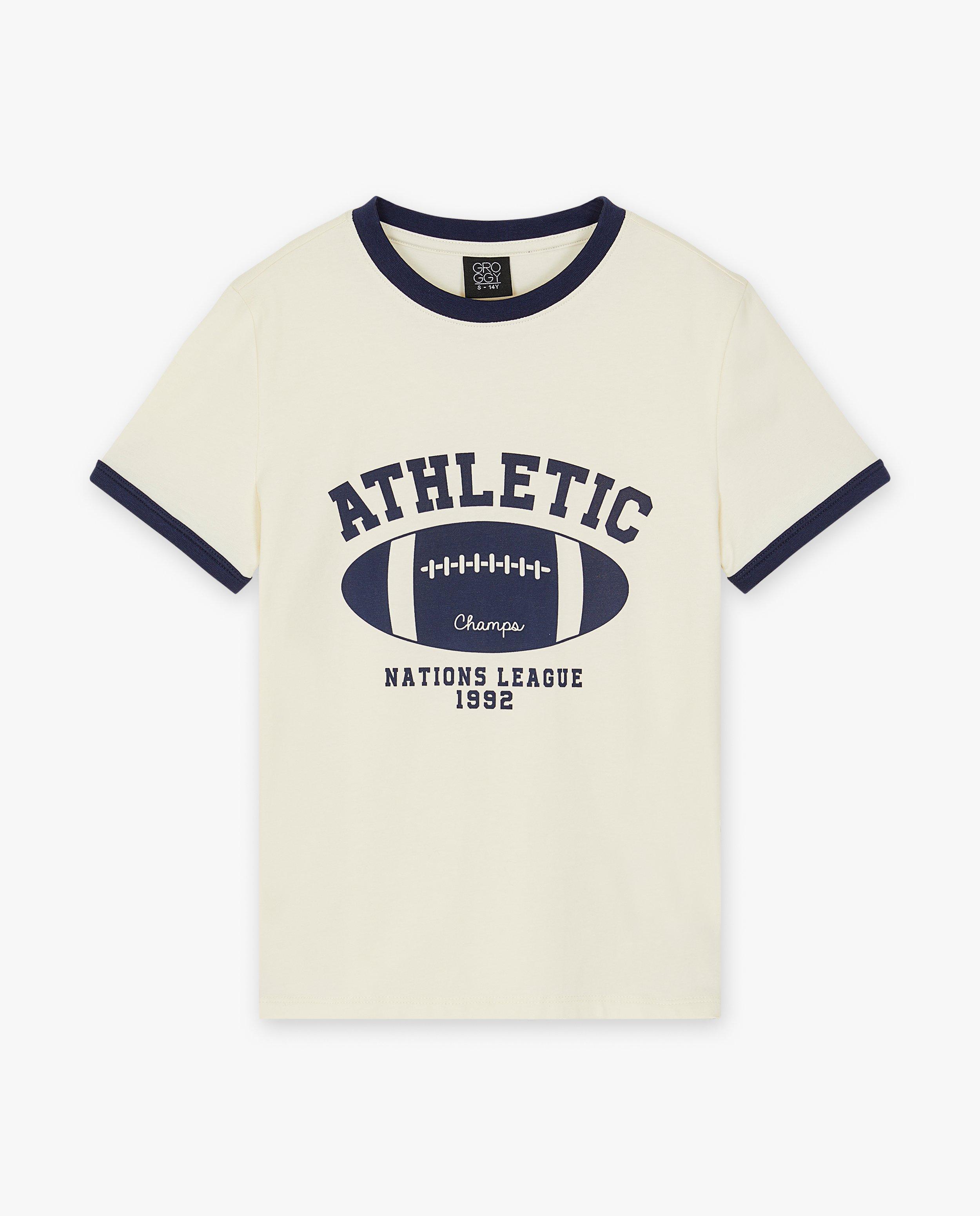T-shirts - T-shirt met opschrift