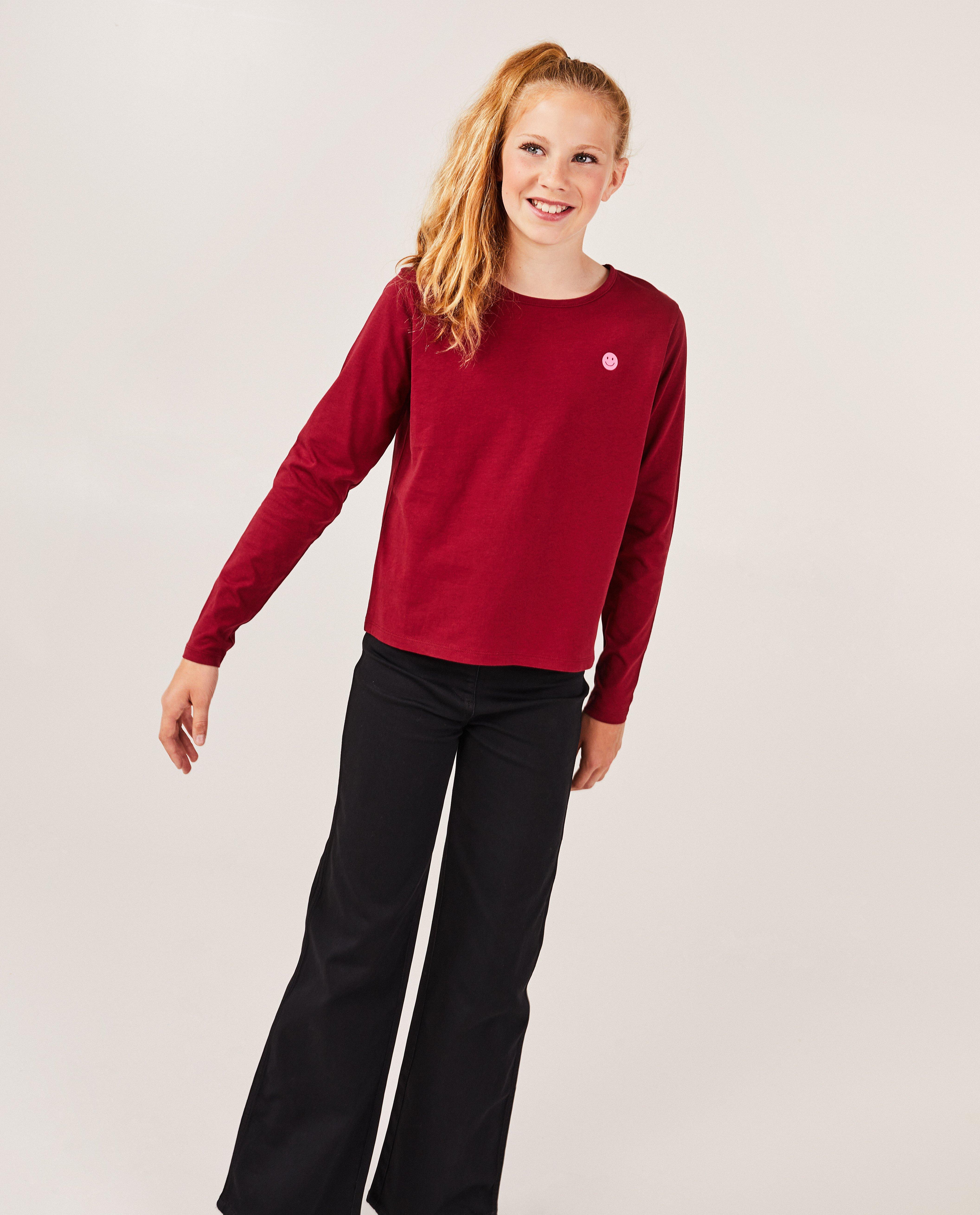 Longsleeve met smileyprint - null - Besties