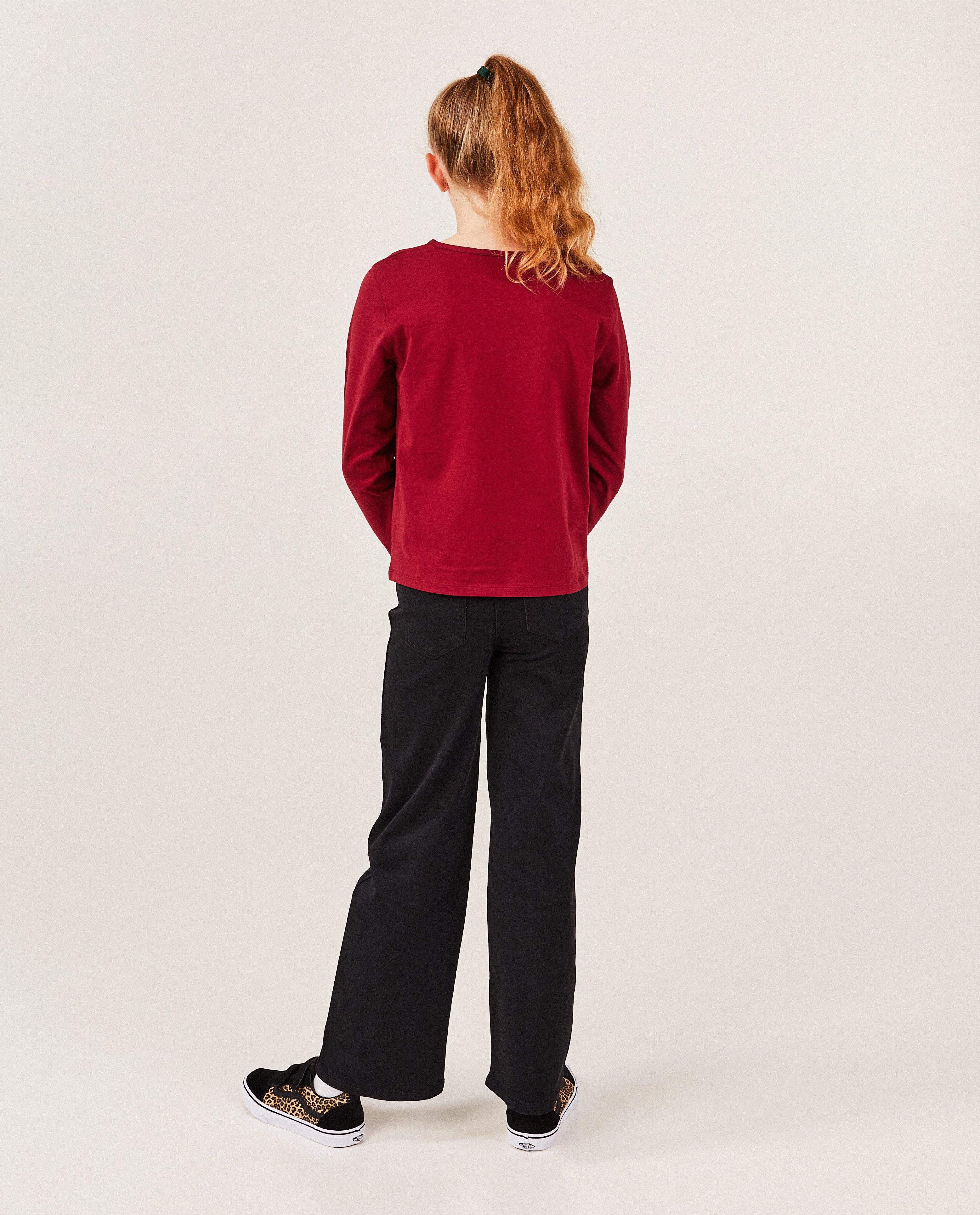 T-shirts - Longsleeve met smileyprint