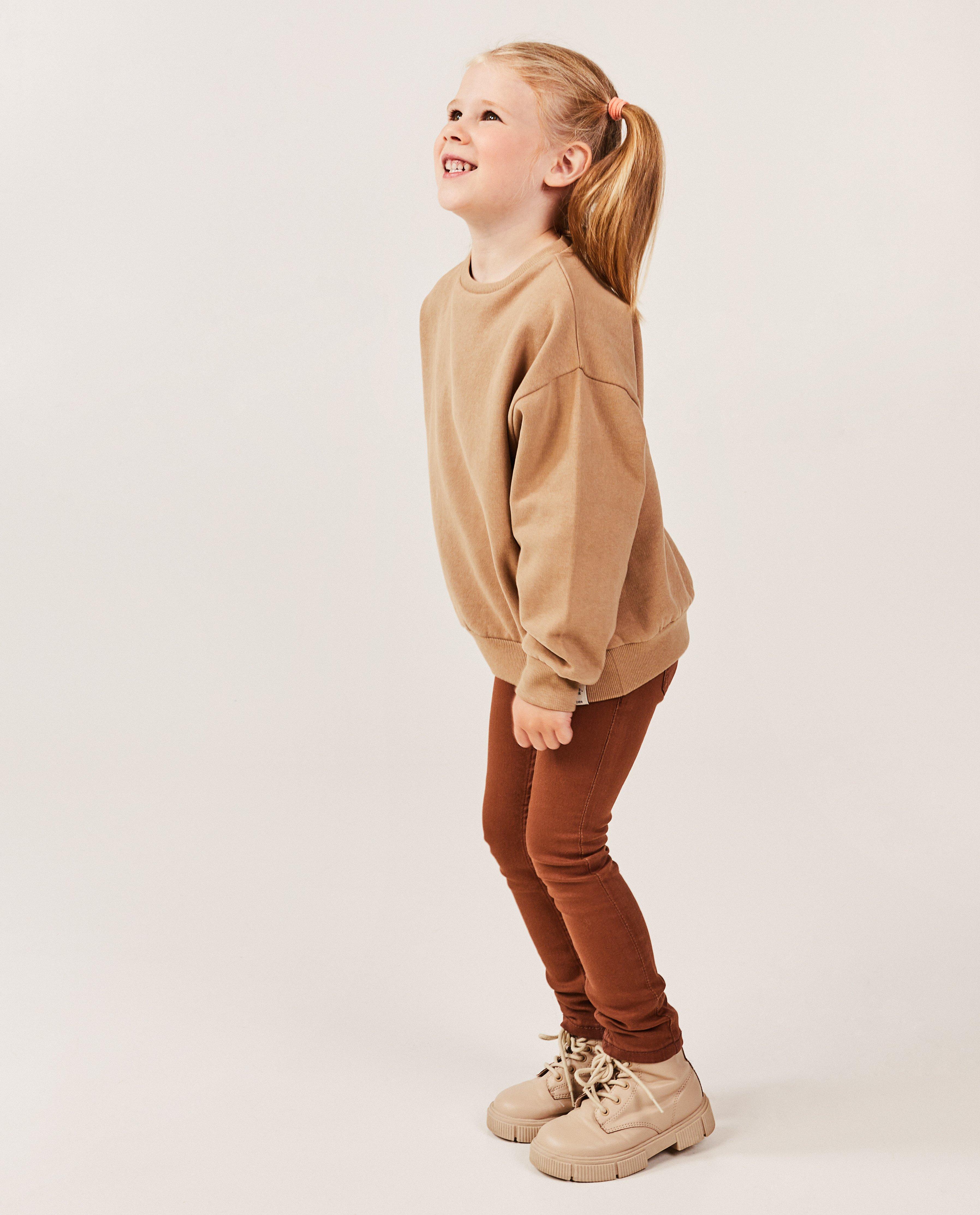 Bruine broek, jegging fit - null - Besties