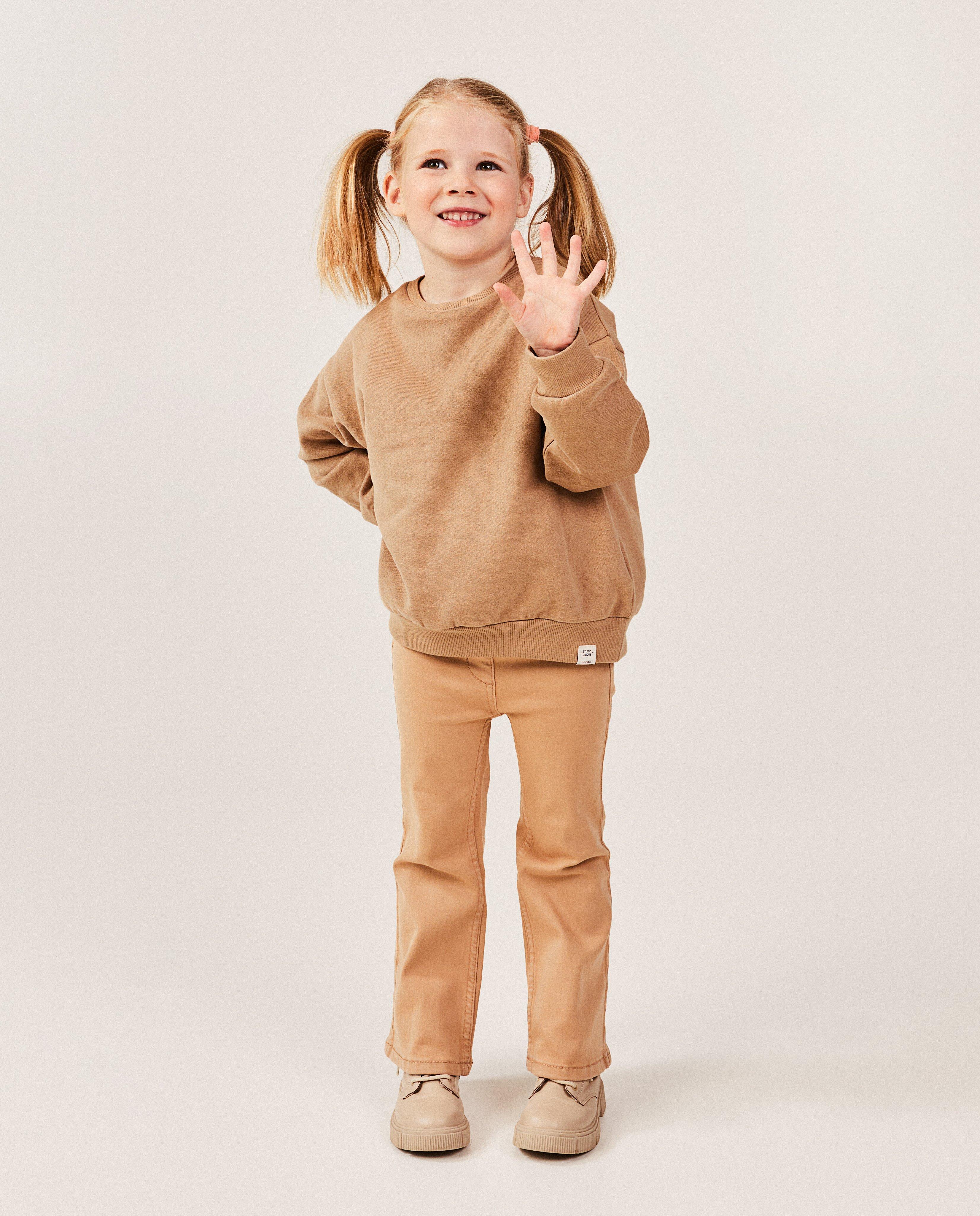 Pantalons - Pantalon brun clair à pattes d’éléphant (flared)