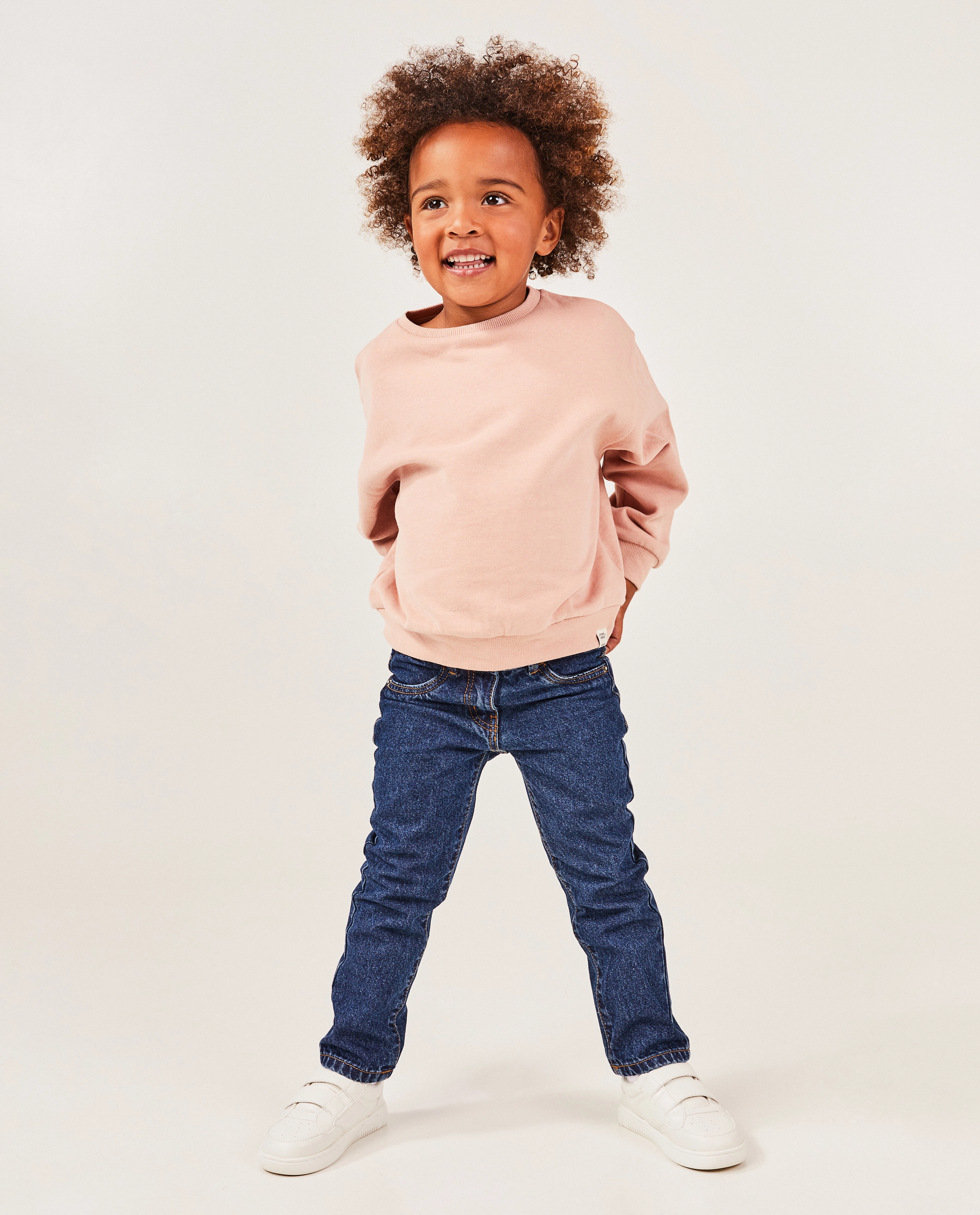 Donkerblauwe jeans, slim fit