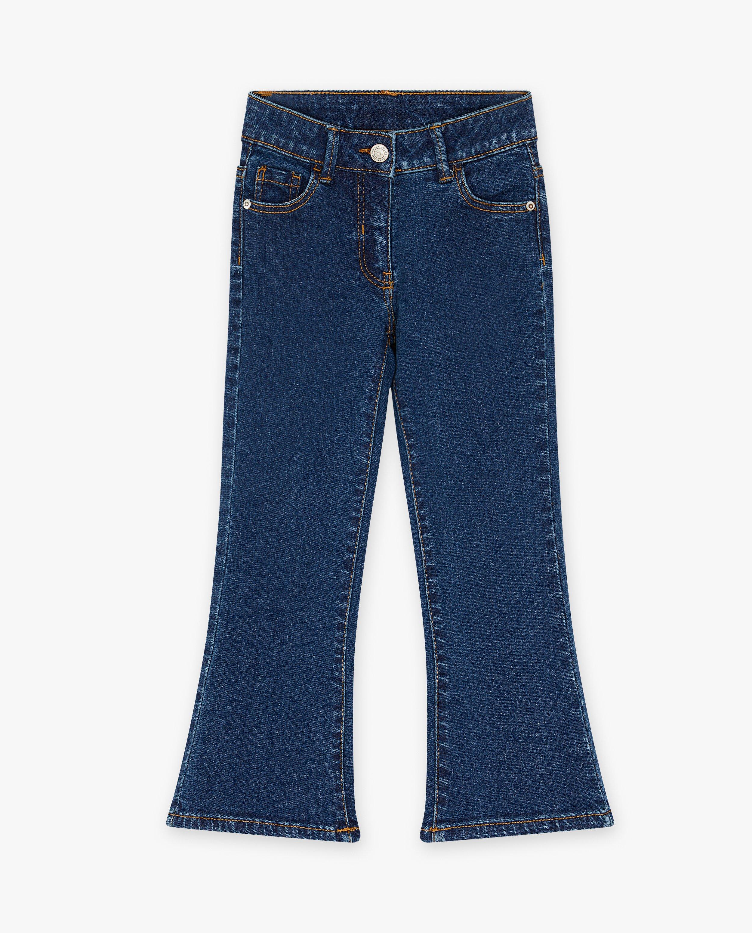 Jeans - Blauwe jeans, flared fit