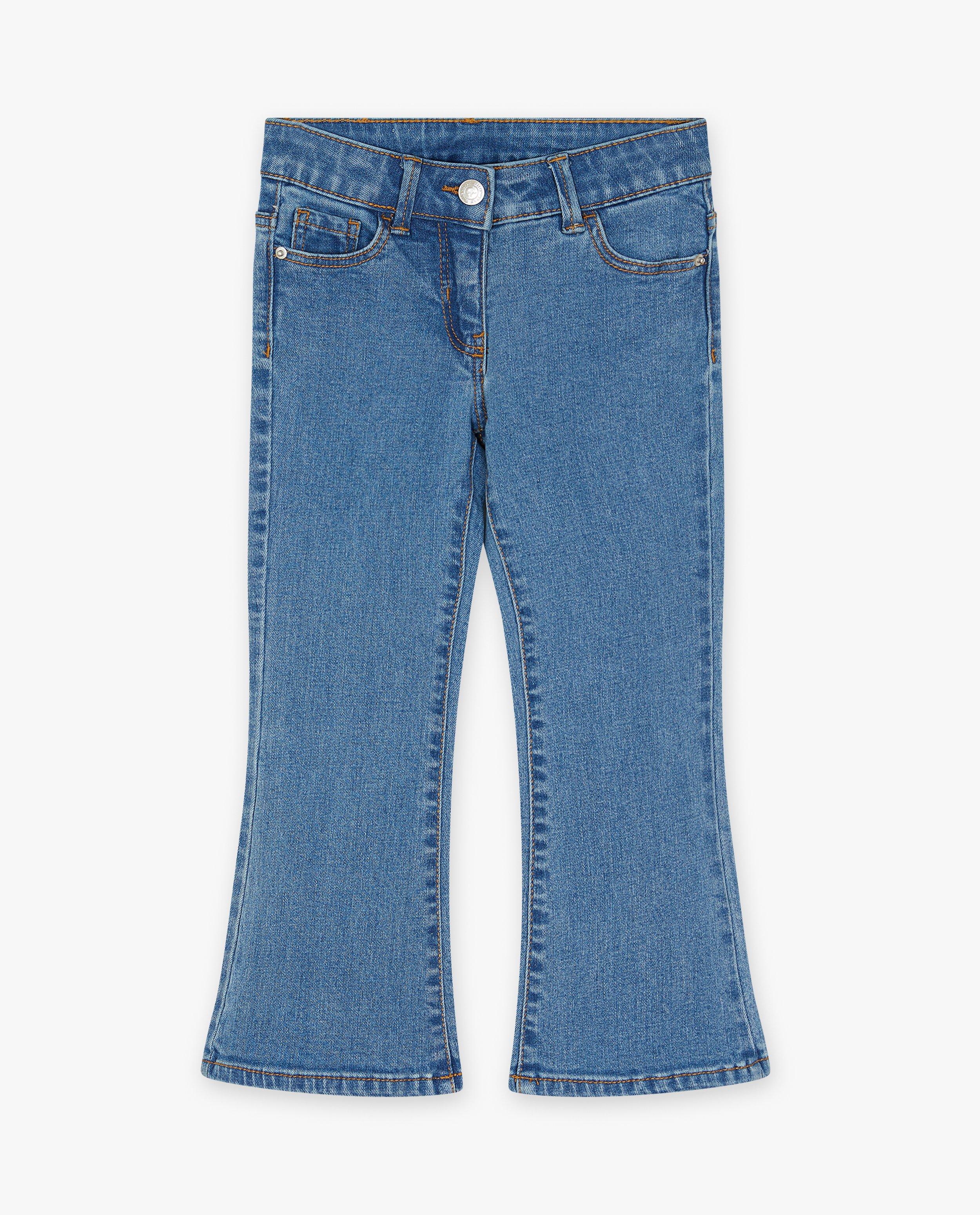 Jeans - Jeans bleu à pattes d’éléphant