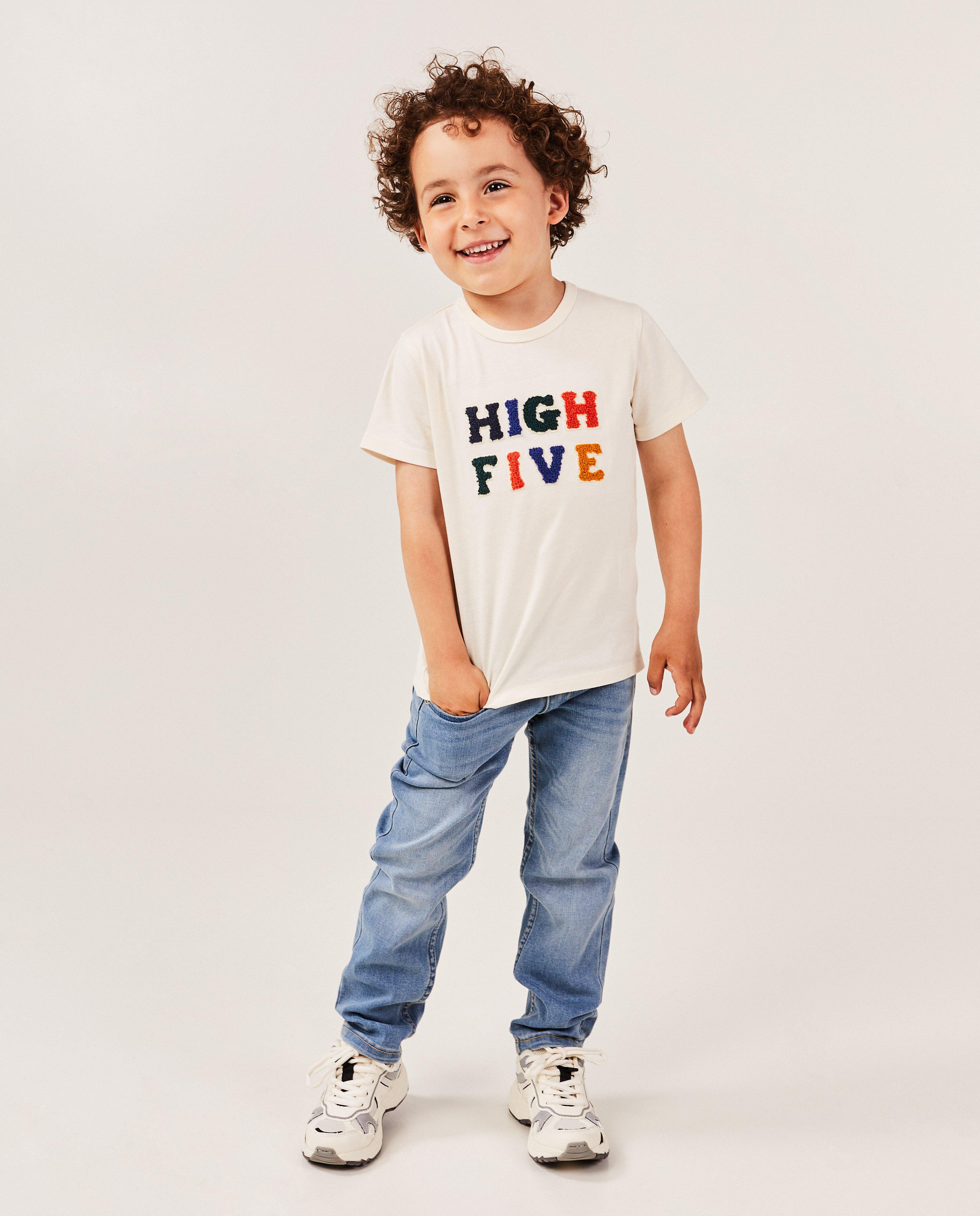 Jeans - Donkerblauwe jeans, regular fit